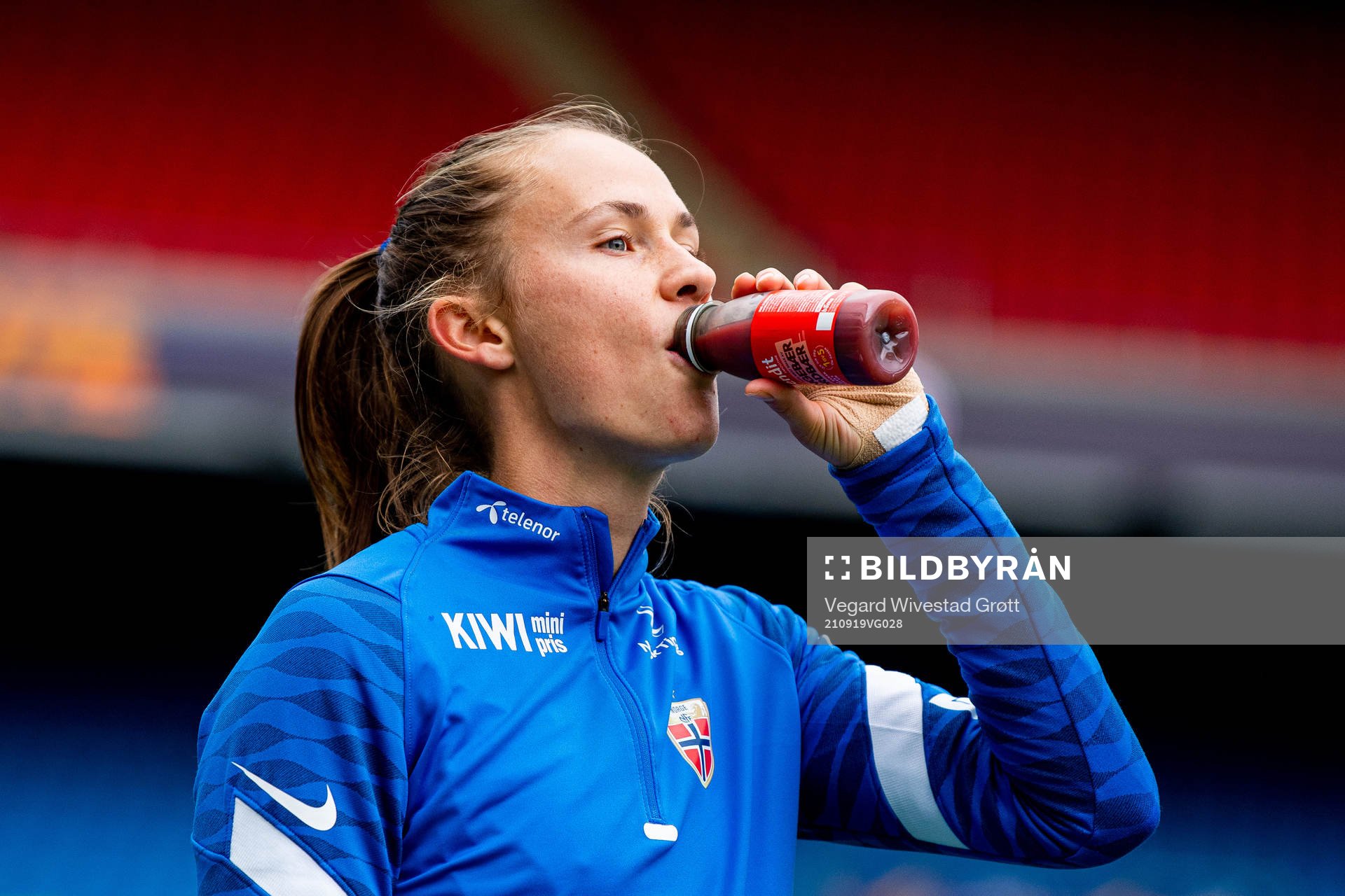 Caroline Graham Hansen of the Norwegian women's national