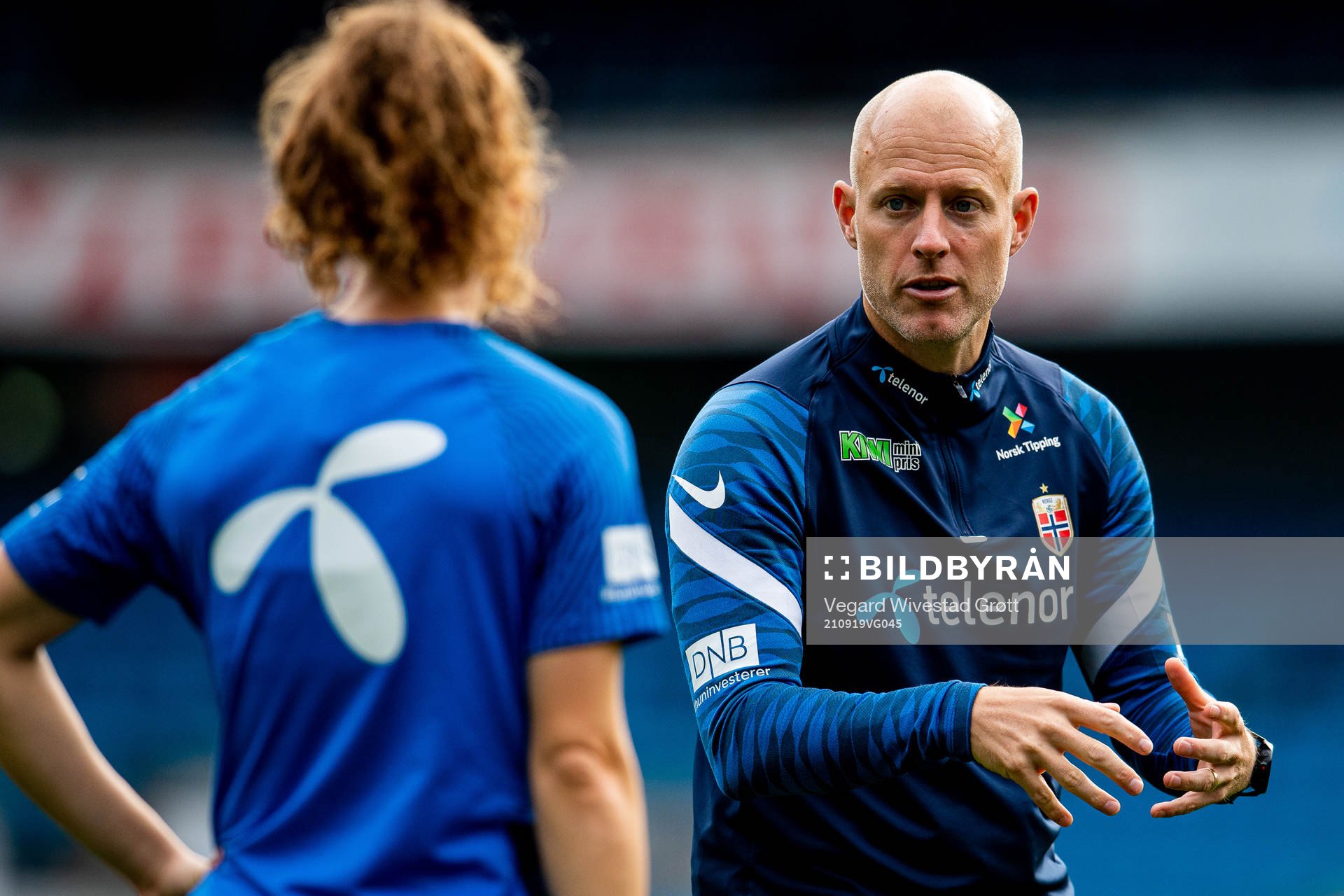 Anders Jacobson, assistant coach of the Norwegian women's