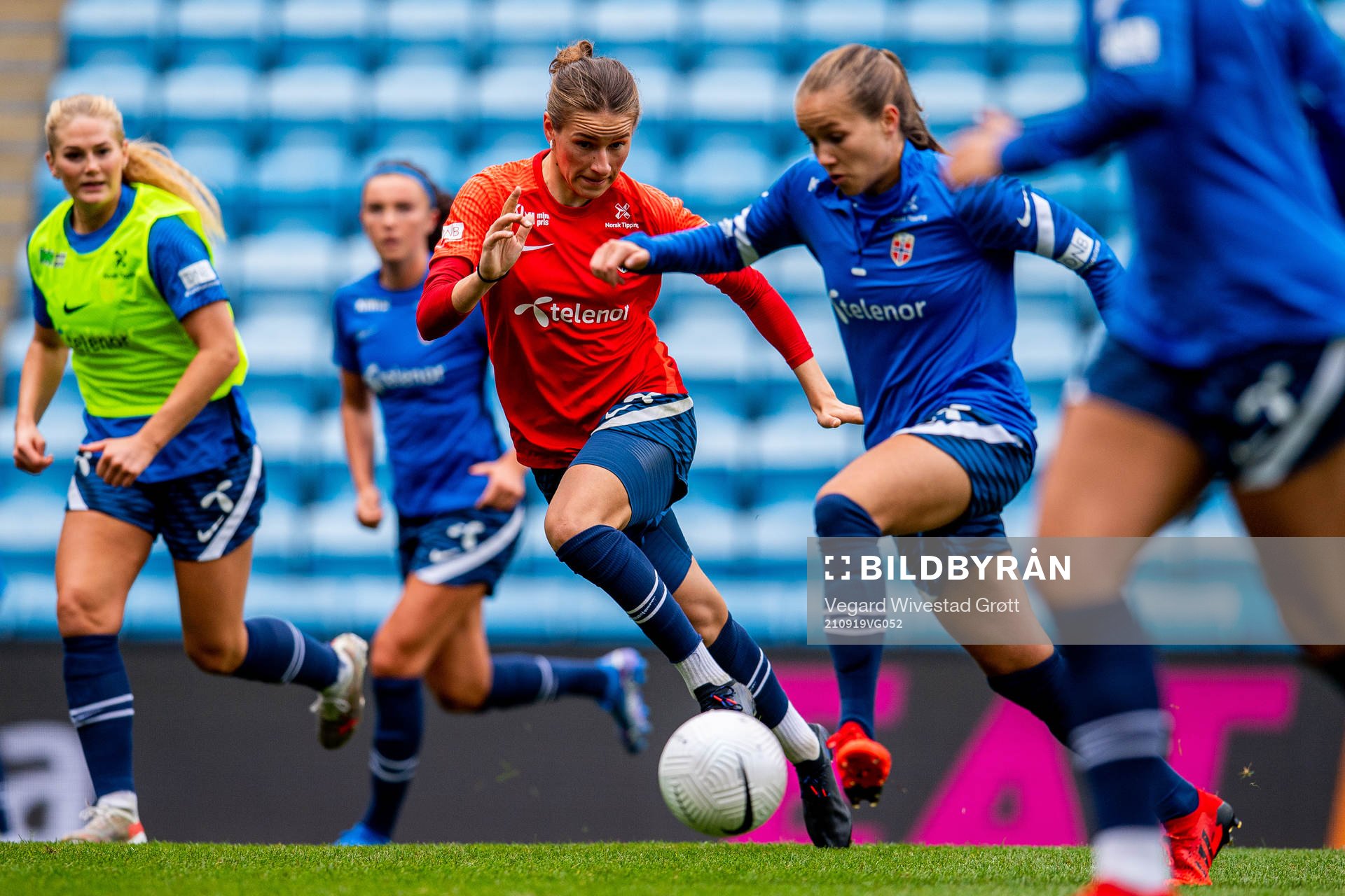 Goalkeeper Rugile Maria Rulyte of the Norwegian women's