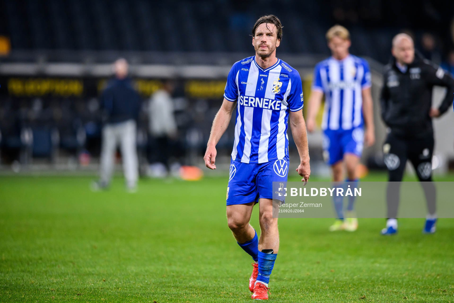 IFK Göteborgs Gustav Svensson deppar