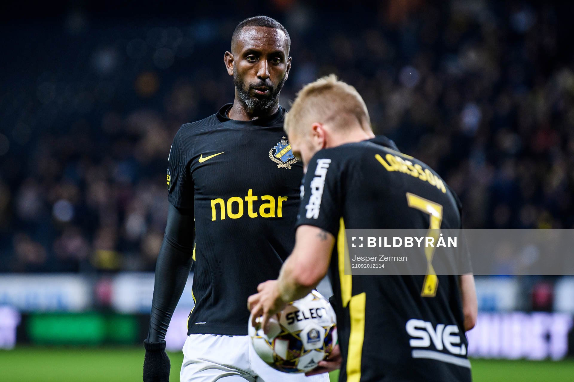s Henok Goitom och Sebastian Larsson