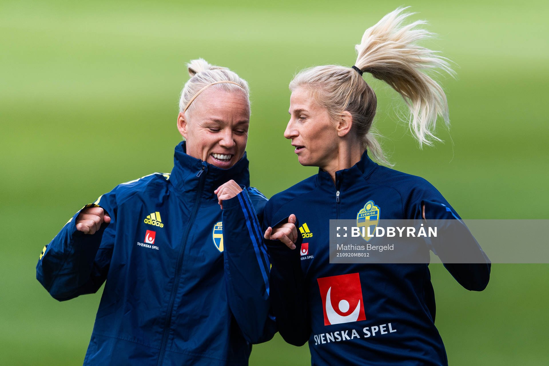 Caroline Seger and Sofia Jakobsson