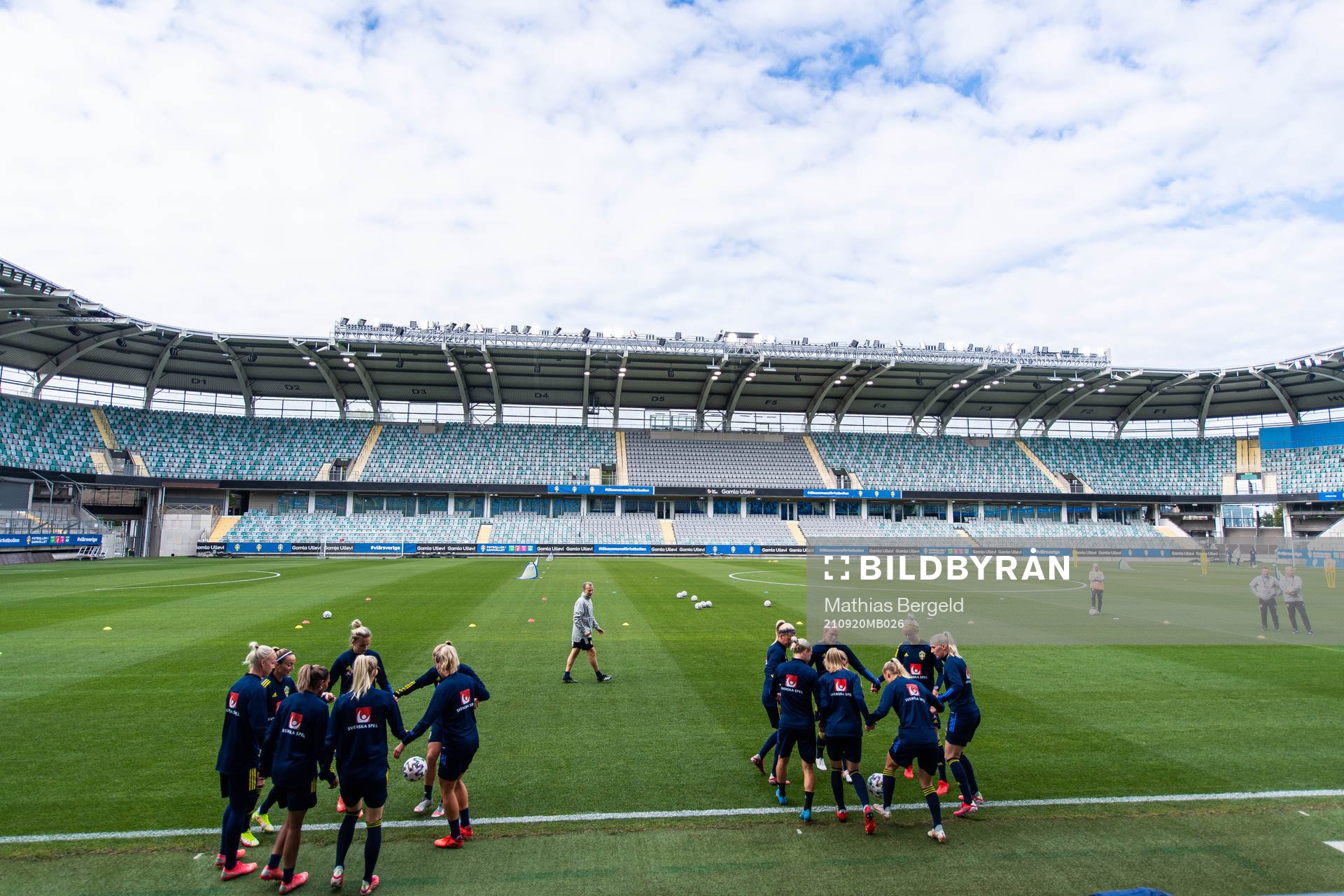 Players at Gamla Ullevi