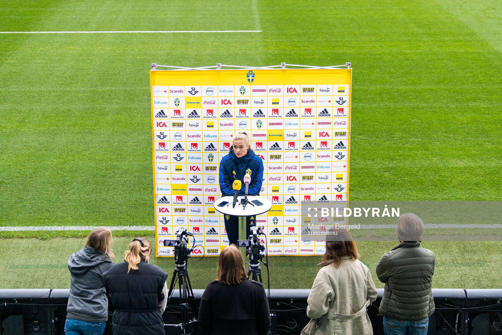 Fridolina Rolfö is interviewed