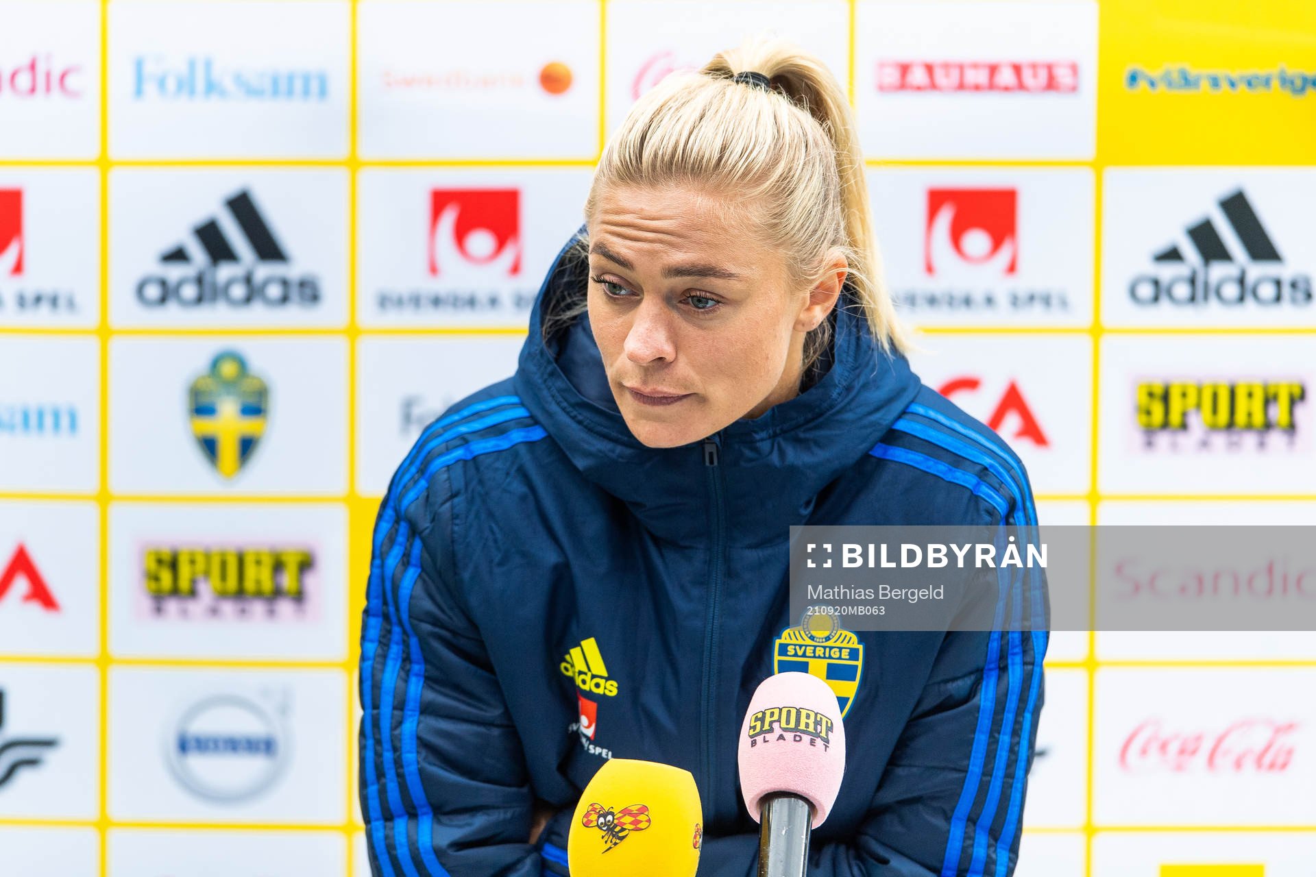Fridolina Rolfö is interviewed