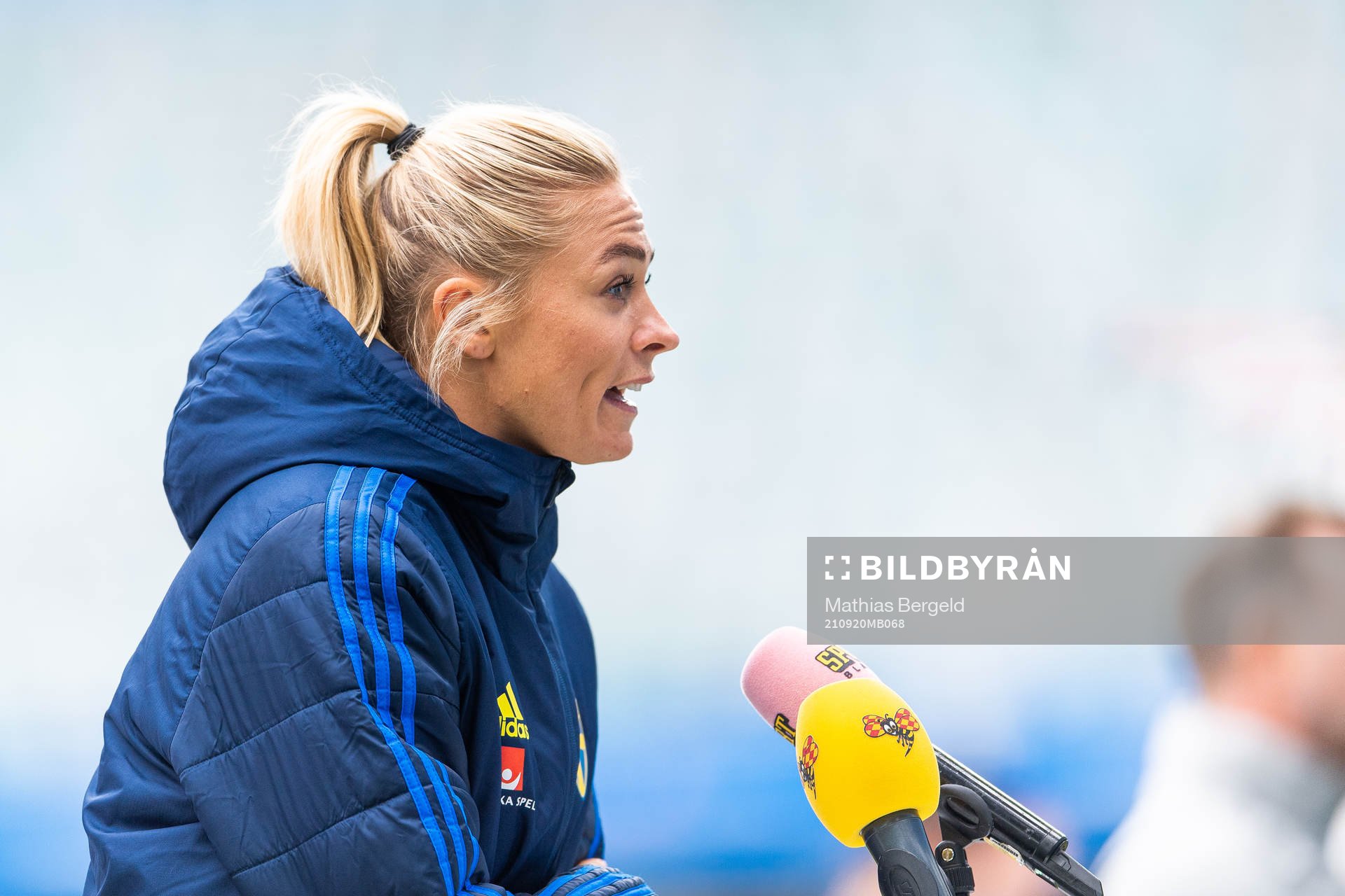 Fridolina Rolfö is interviewed