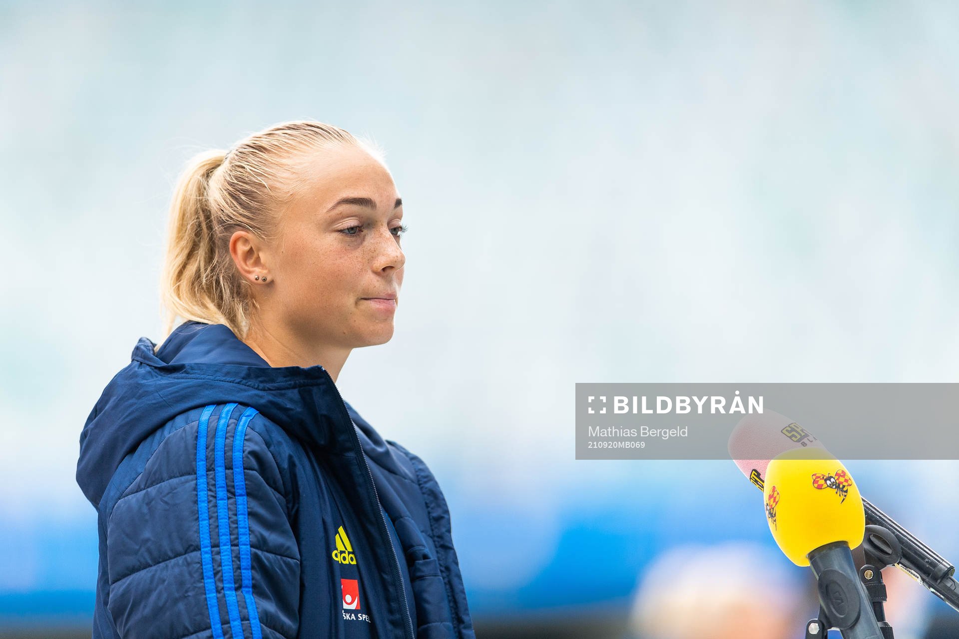 Hanna Bennison is interviewed