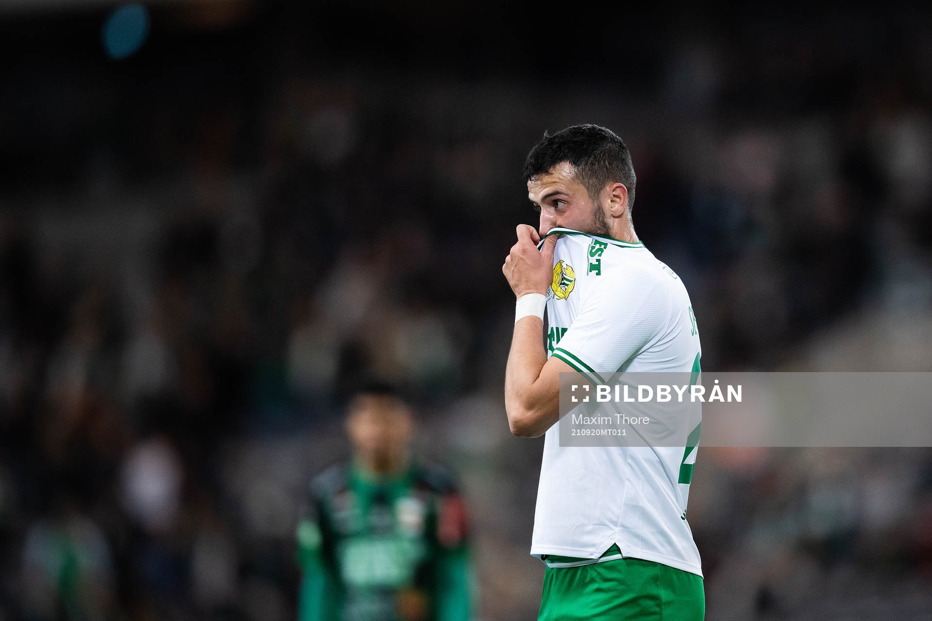 Hammarbys Astrit Selmani deppar