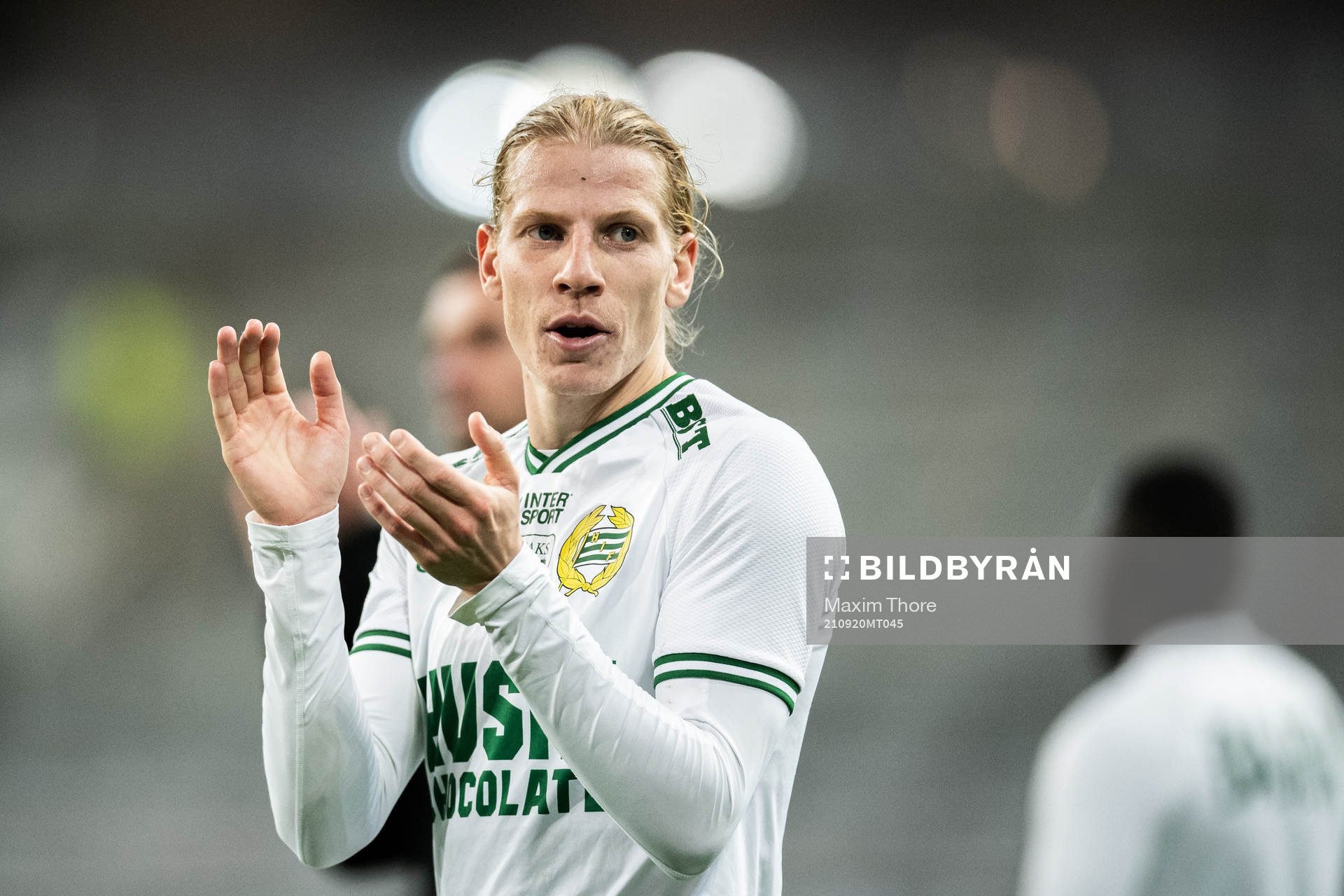 Hammarbys Gustav Ludwigson jublar