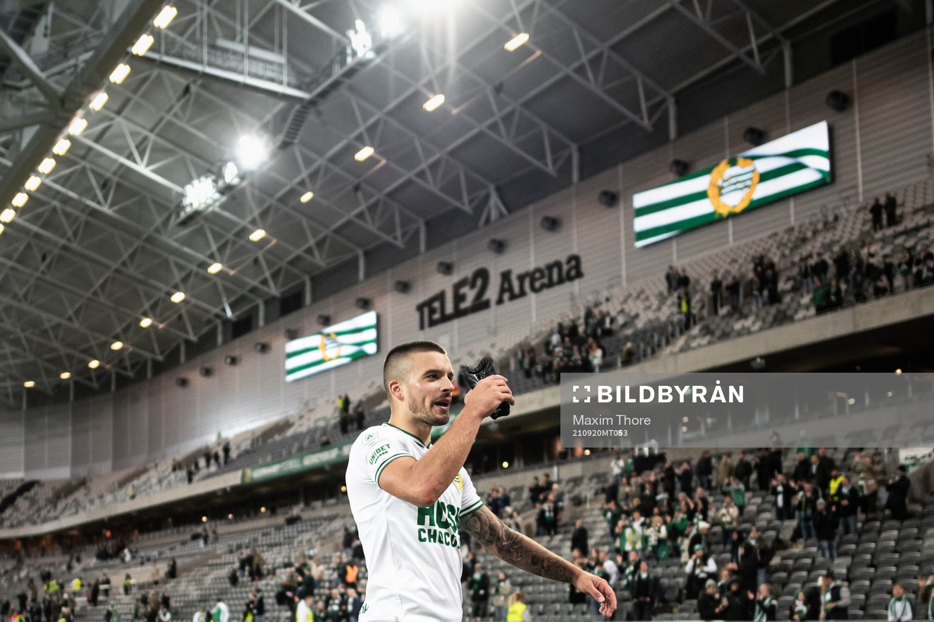 Hammarbys Vladimir Rodic jublar