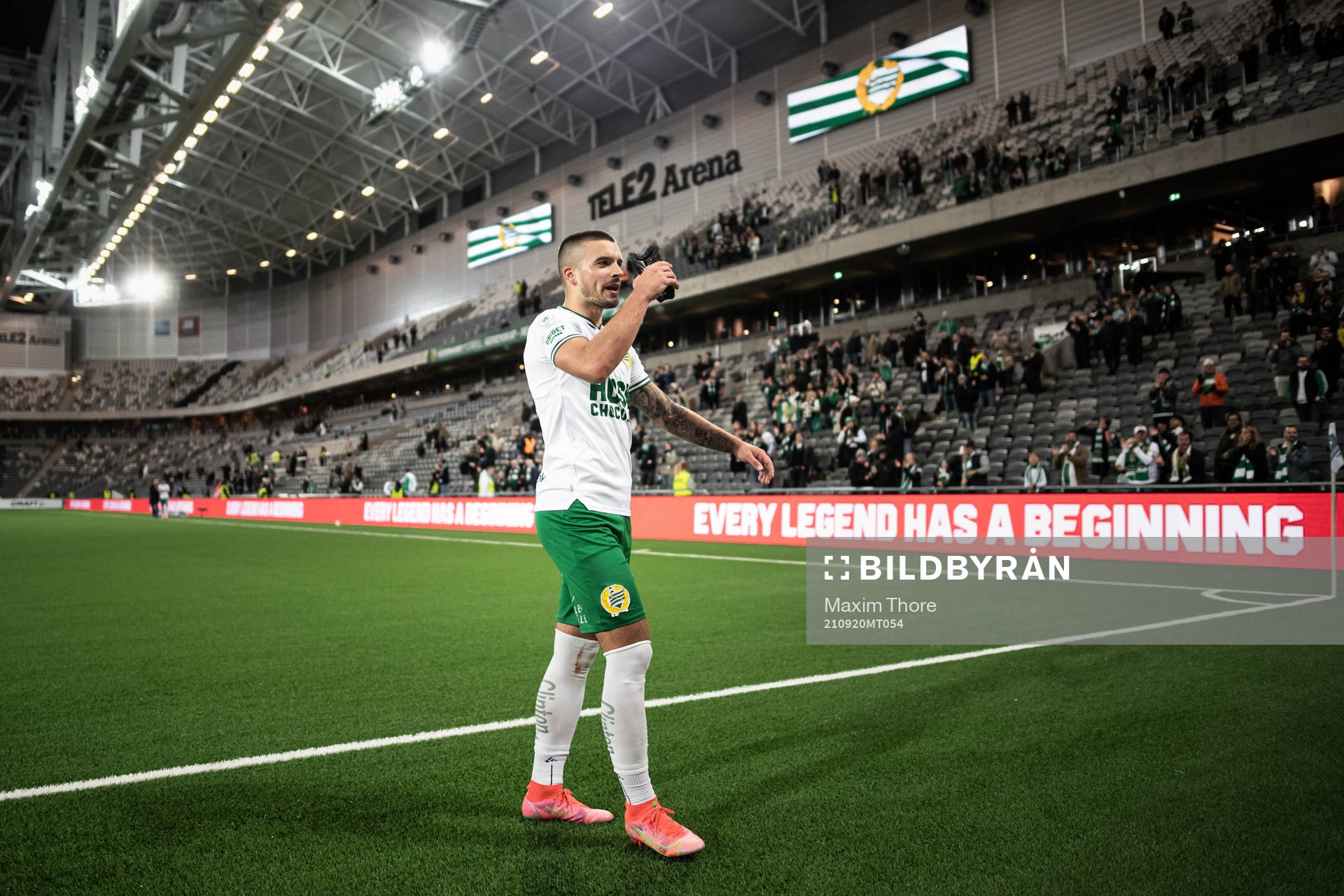 Hammarbys Vladimir Rodic jublar