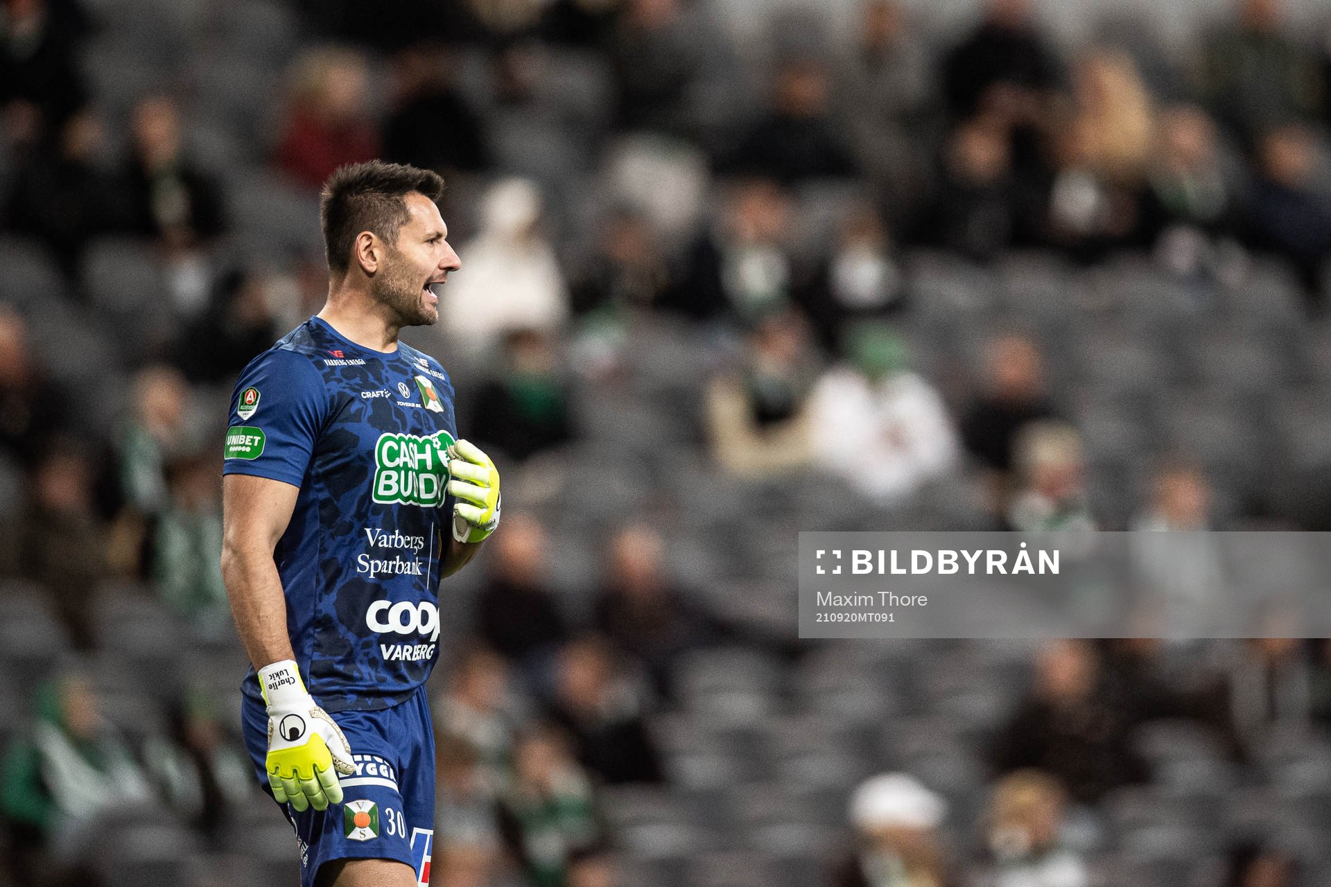 Varbergs målvakt Stojan Lukic