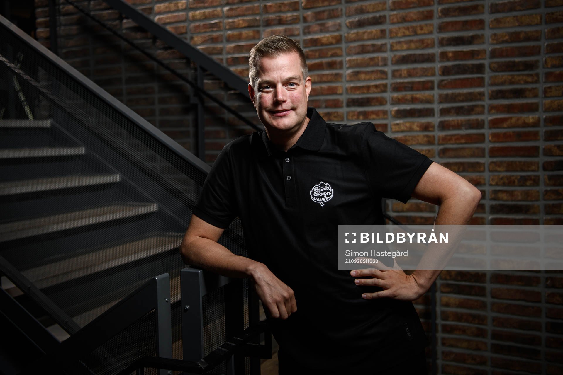 Per Kenttä, Sportchef Björklöven, poserer för porträtt