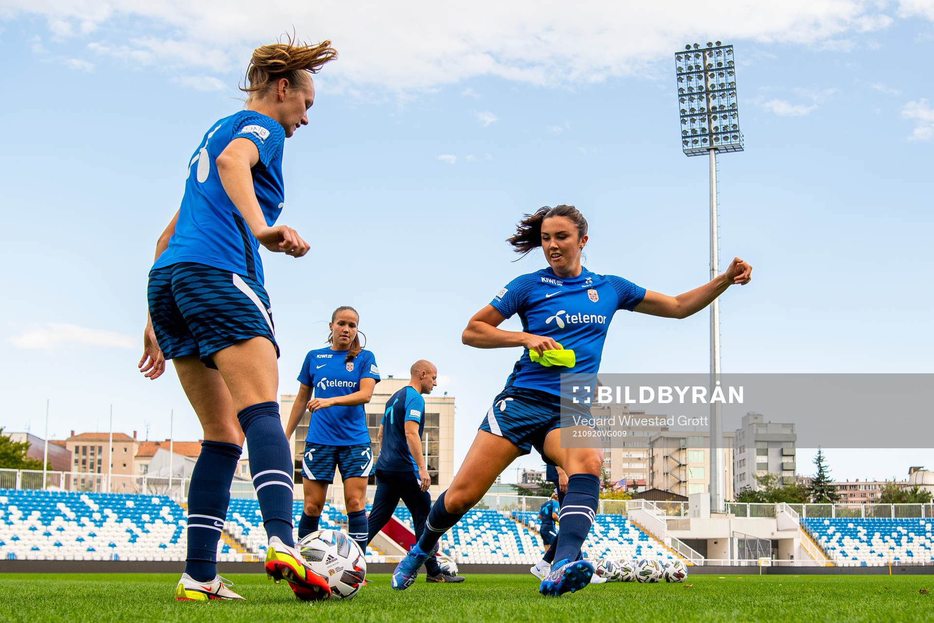 Frida Maanum and Ingrid Syrstad Engen of the Norwegian