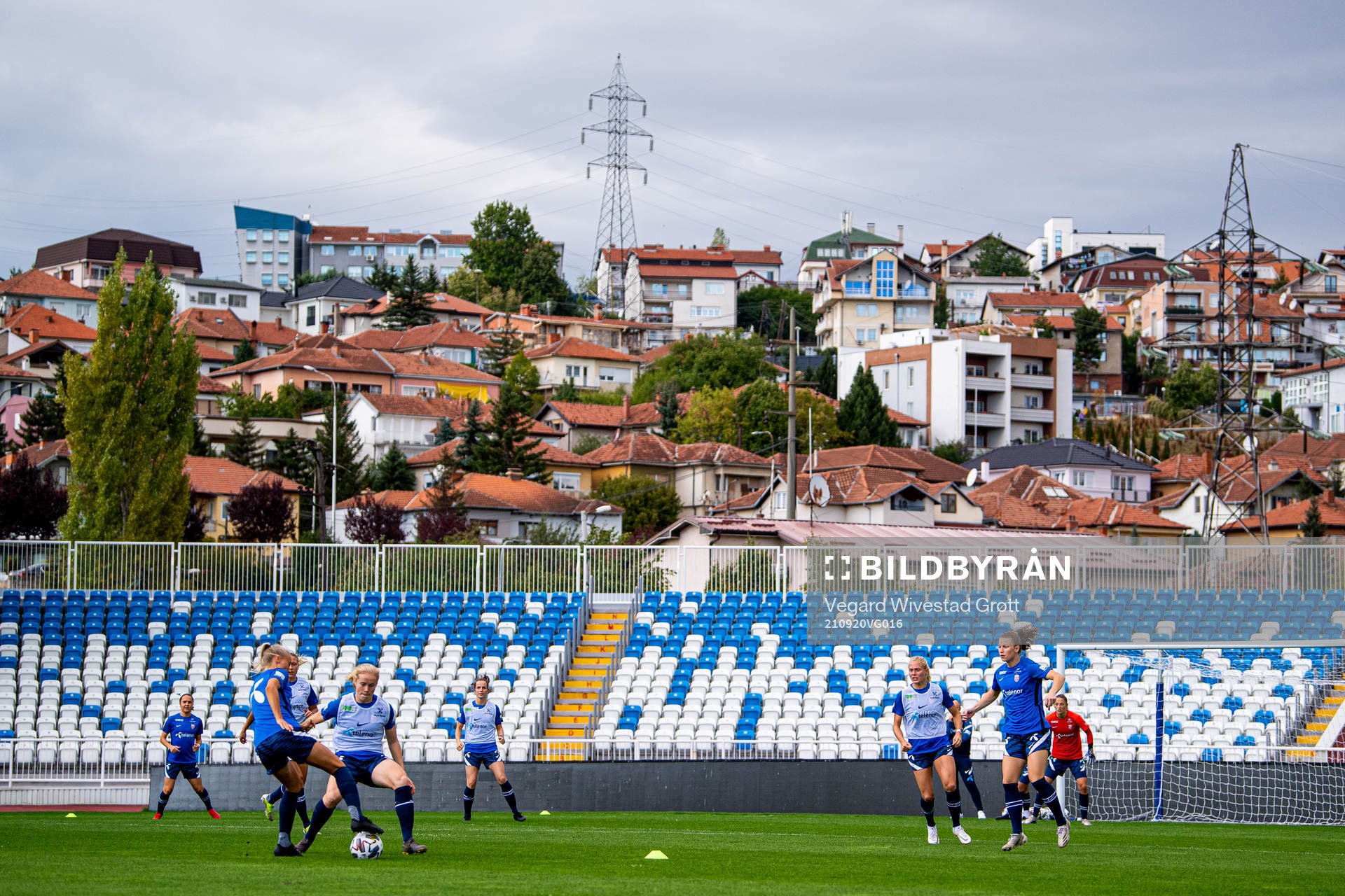 General view of Fadil Vokrri Stadium