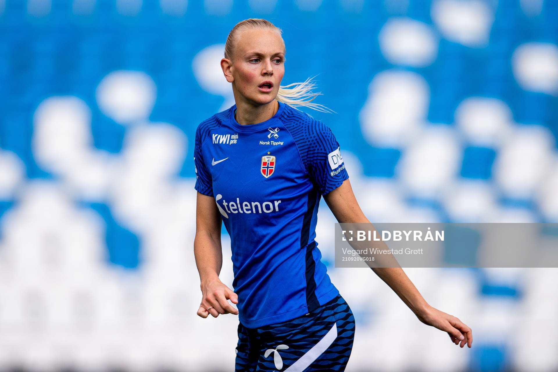Karina Sævik of the Norwegian women's national football