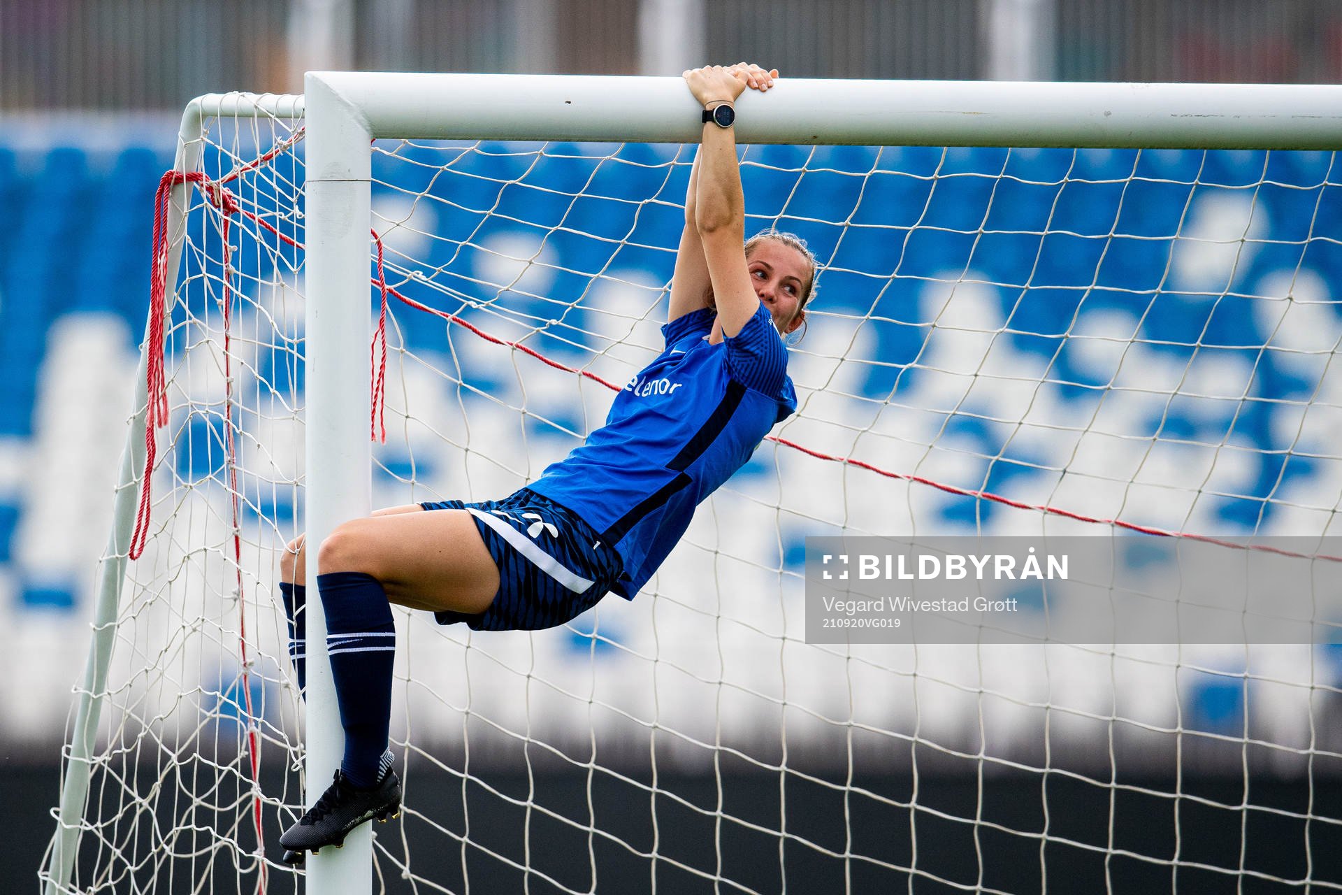 Tuva Hansen of the Norwegian women's national football team
