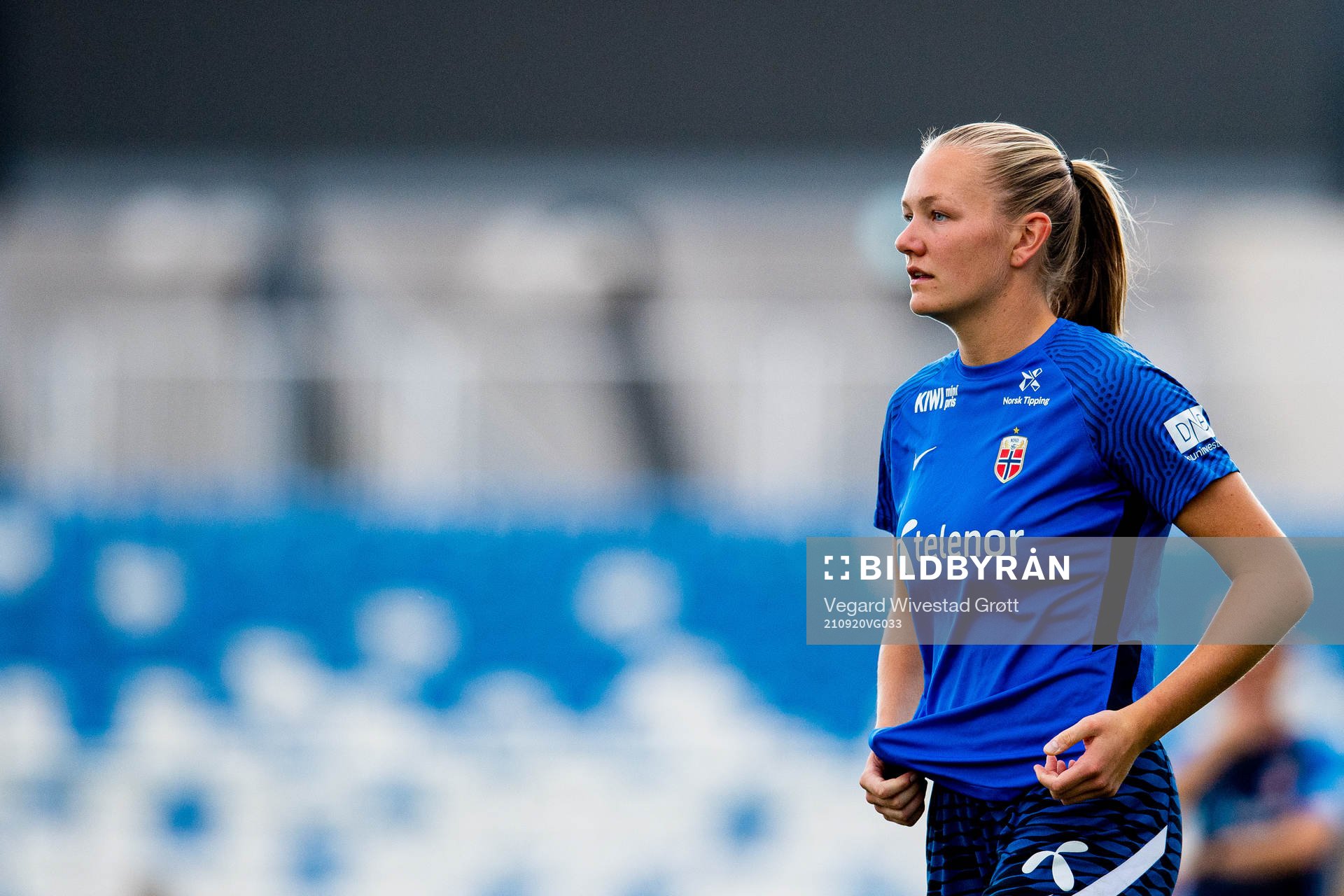 Frida Maanum of the Norwegian women's national football team