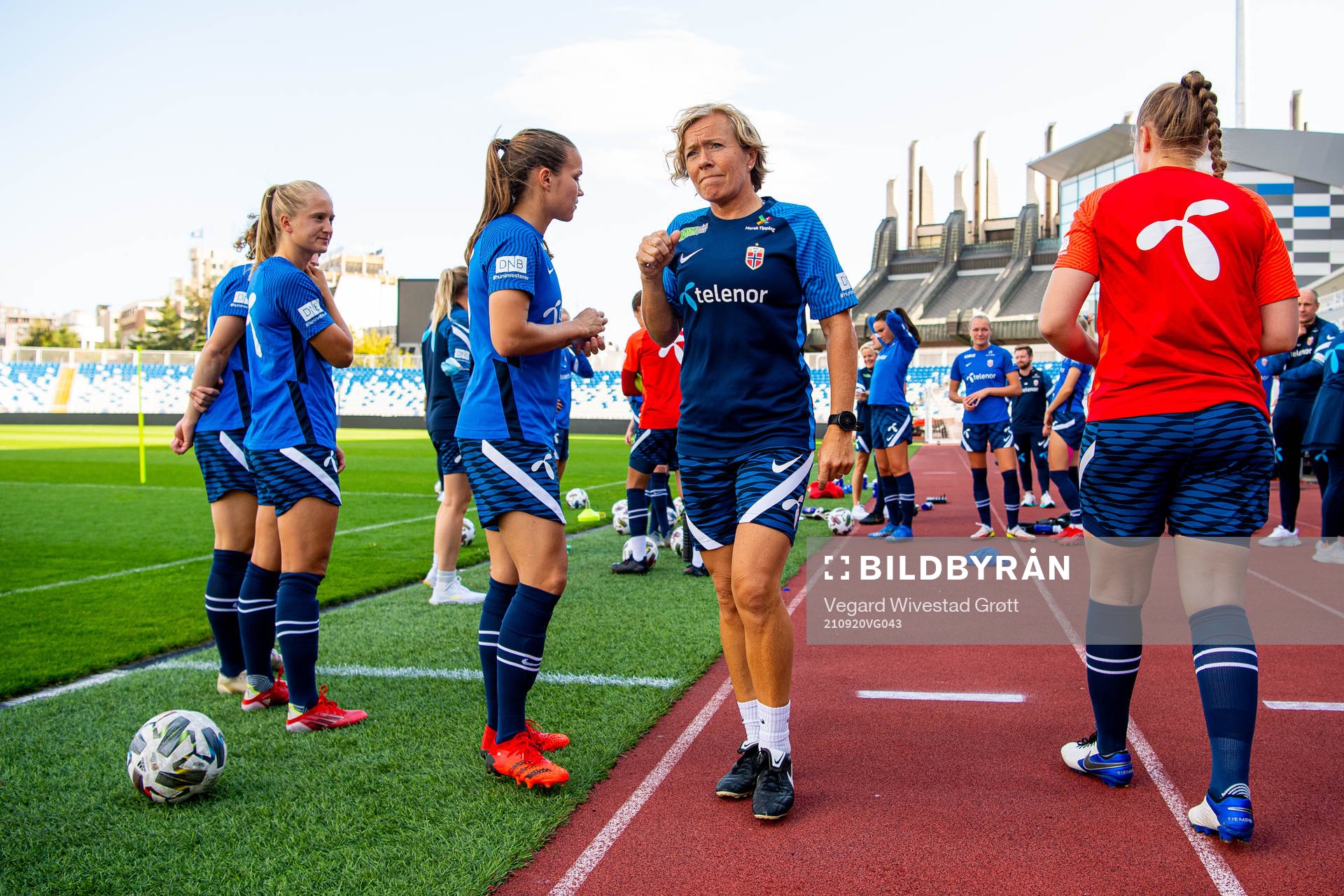 Gunnvor Halmøy, physical coach of the Norwegian women's