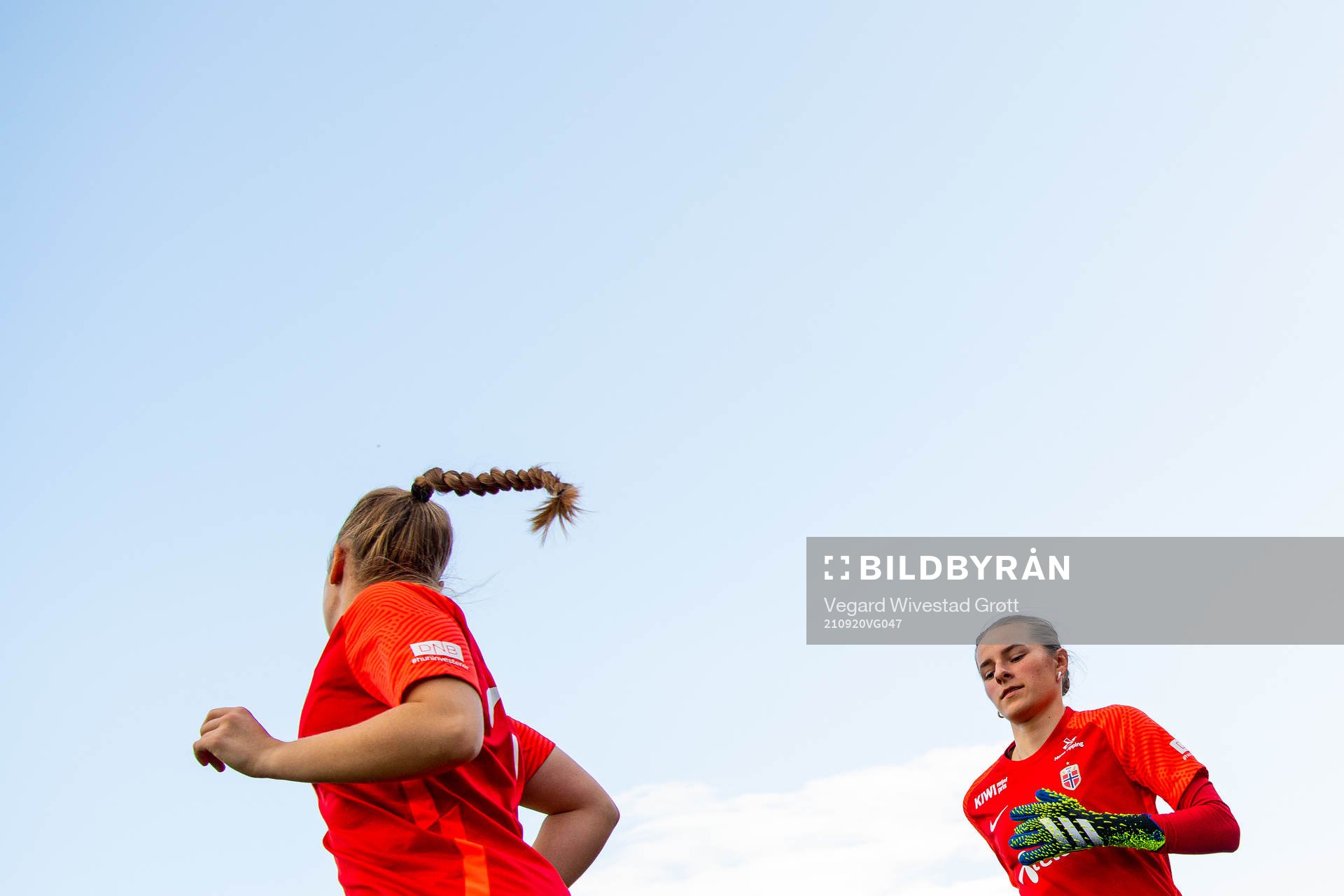 Goalkeeper Rugile Maria Rulyte of the Norwegian women's
