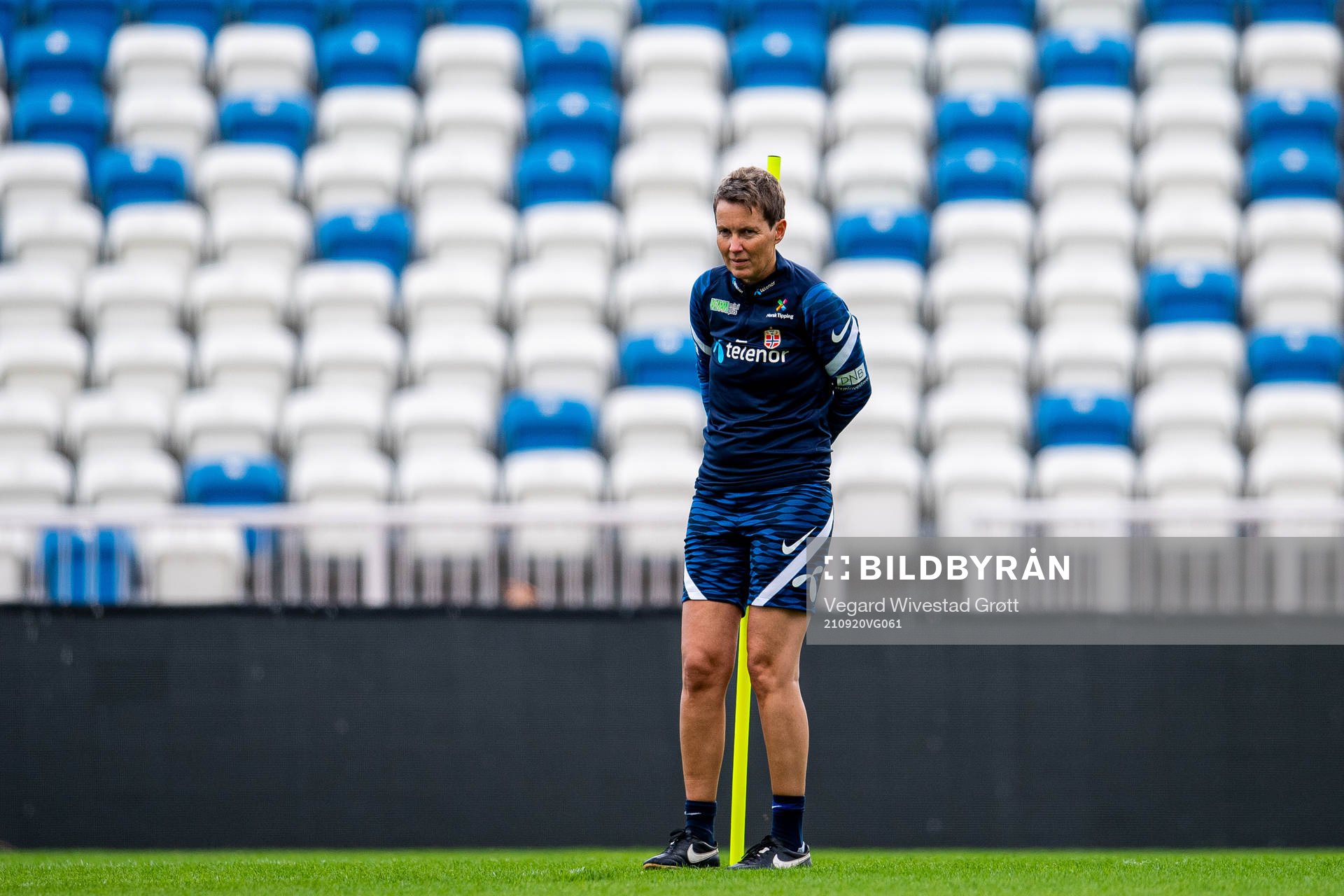 Lena Tyriberget, assistant coach of the Norwegian women's