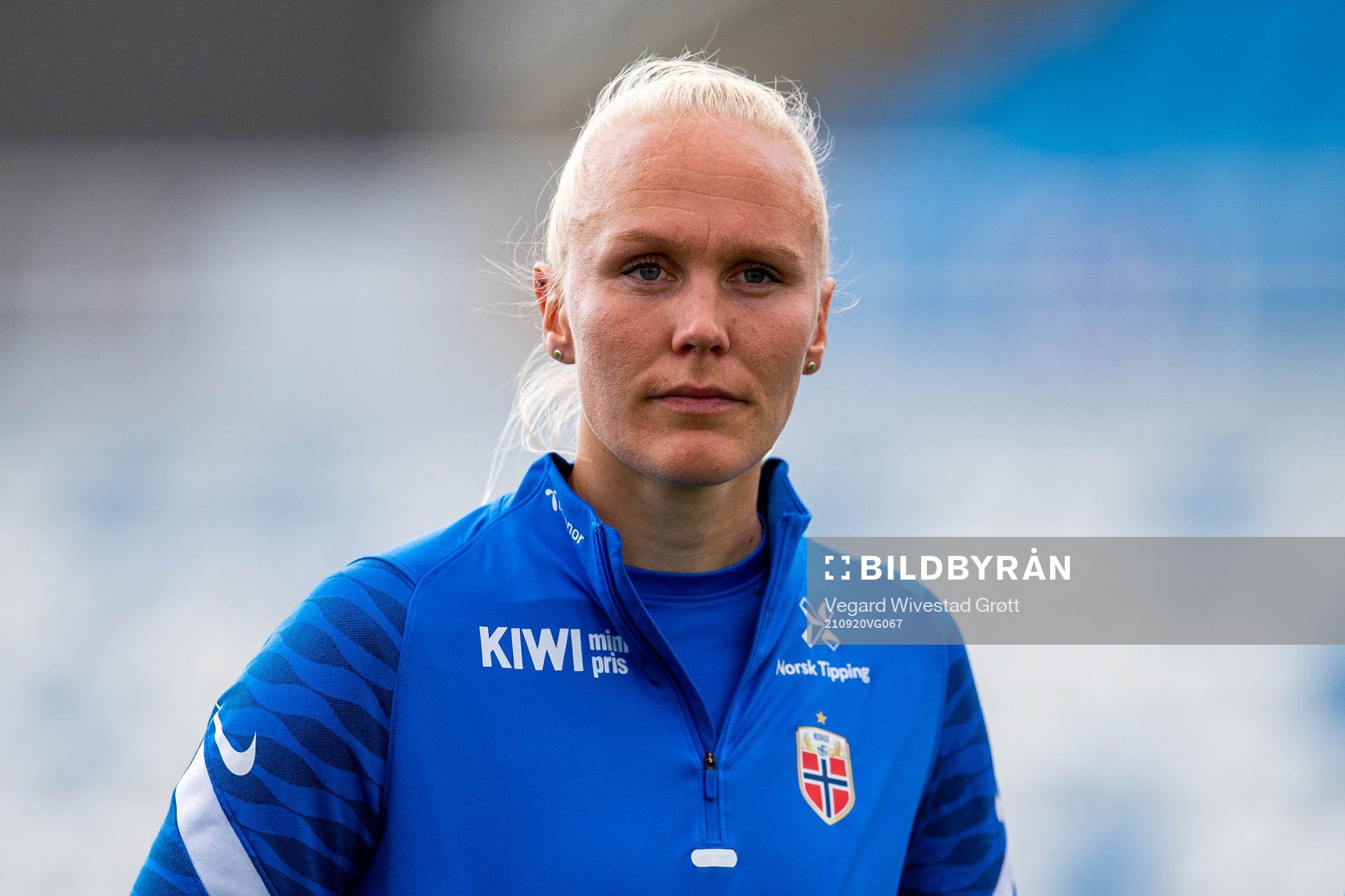 Maria Thorisdottir of the Norwegian women's national
