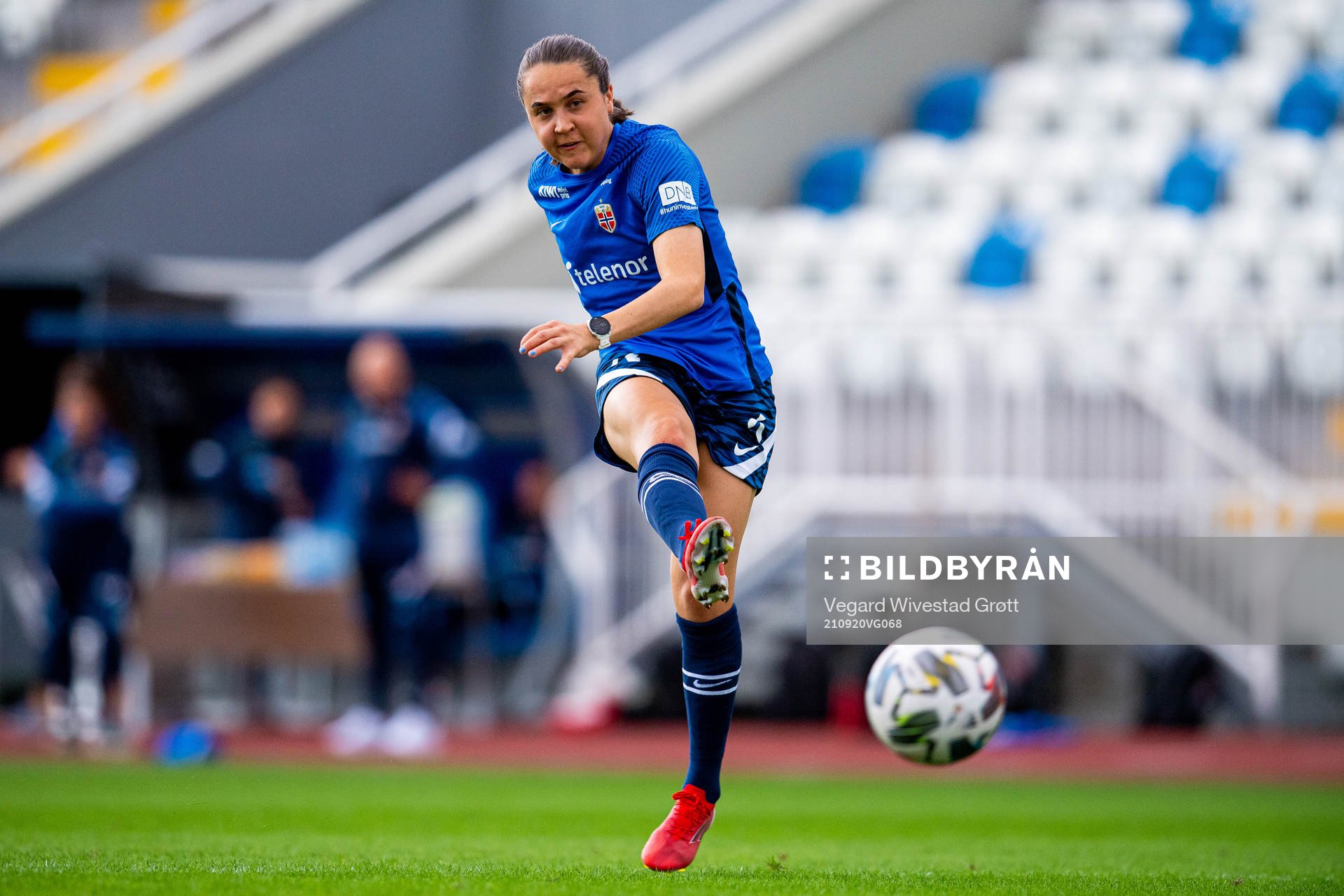 Heidi Ellingsen of the Norwegian women's national football