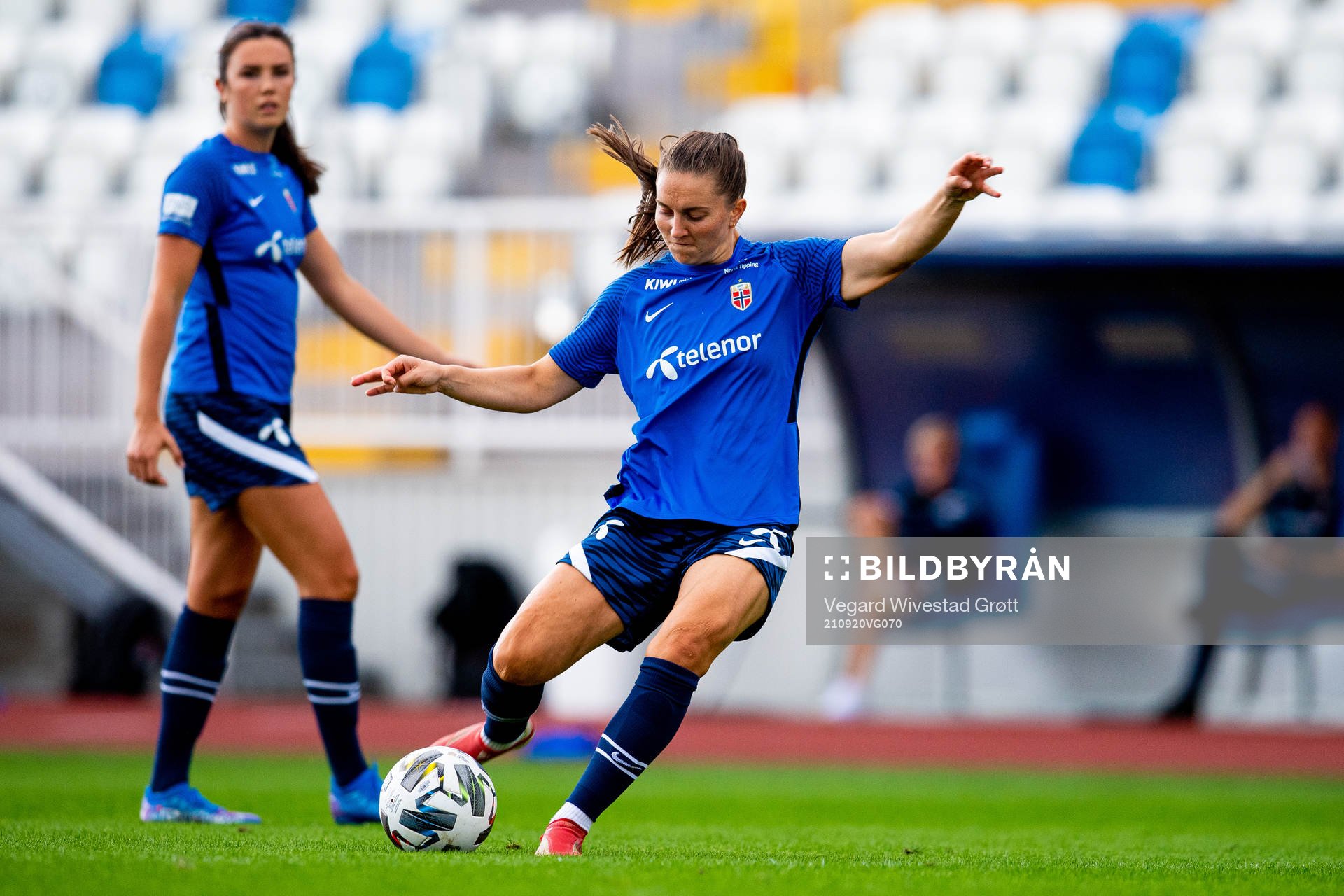 Vilde Bøe Risa of the Norwegian women's national football