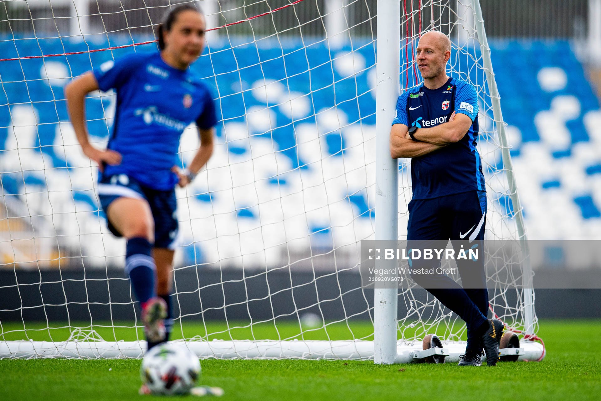 Anders Jacobson, assistant coach of the Norwegian women's