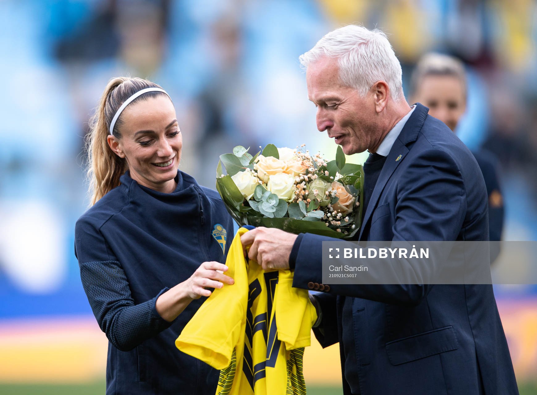 Kosovare Asllani and Håkan Sjöstrand, General secretary