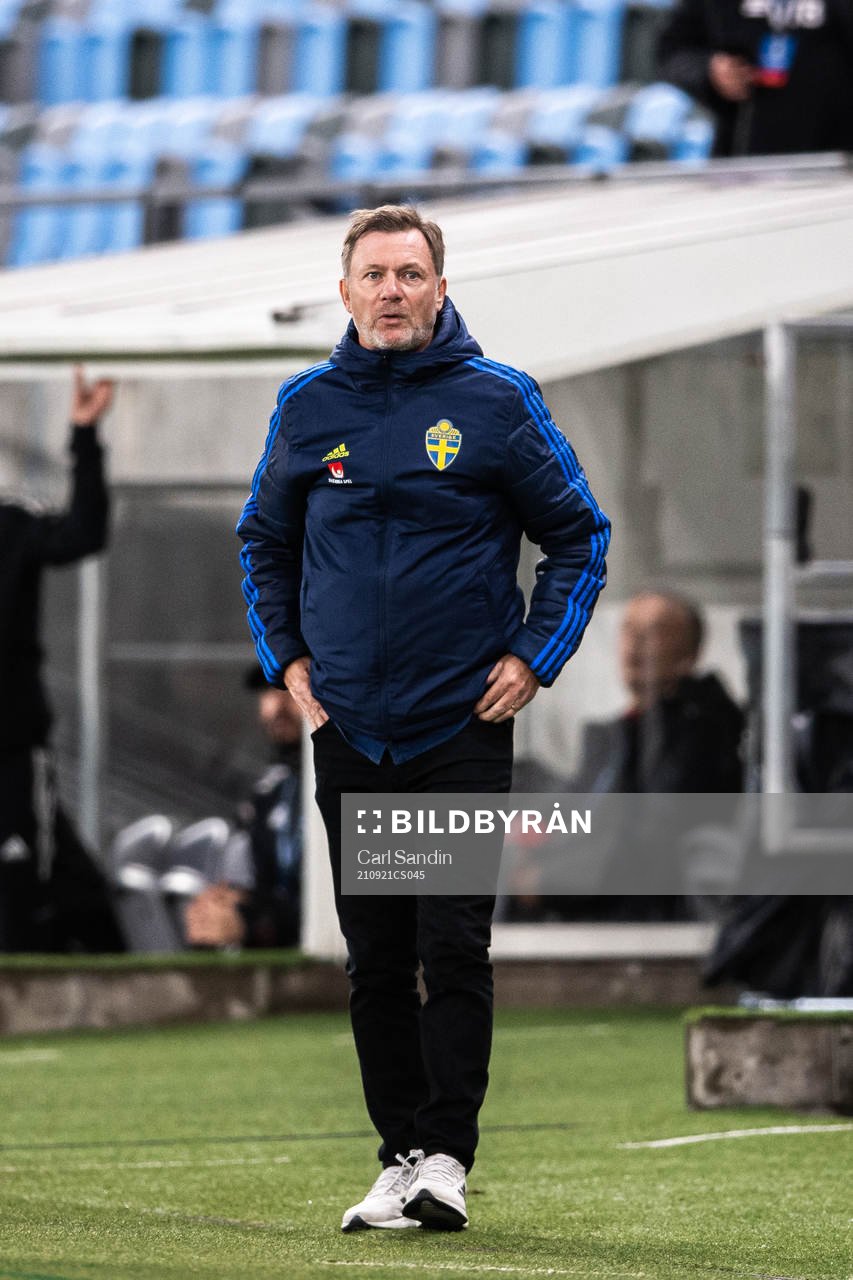 Peter Gerhardsson, head coach of Sweden