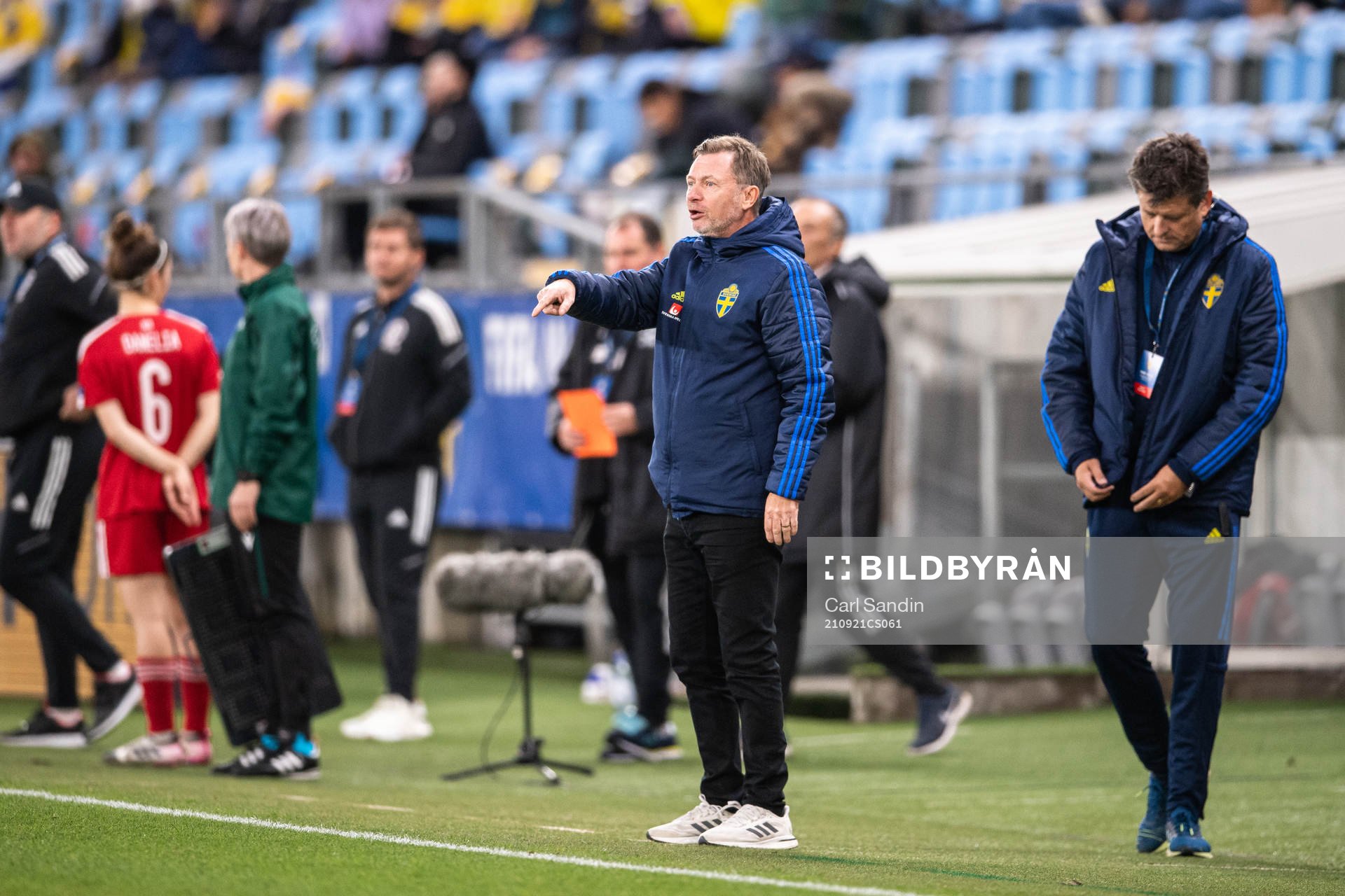 Peter Gerhardsson, head coach of Sweden