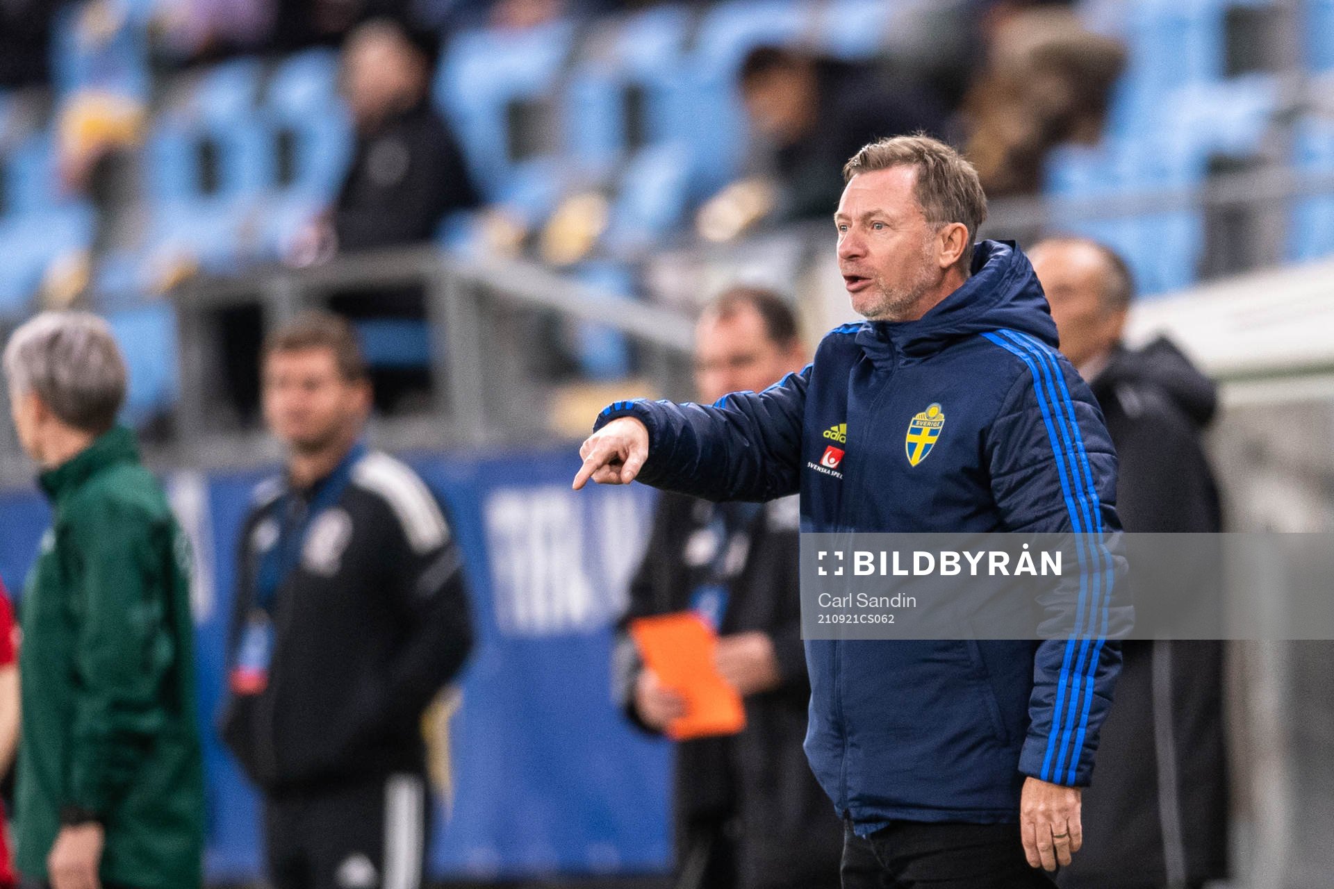 Peter Gerhardsson, head coach of Sweden