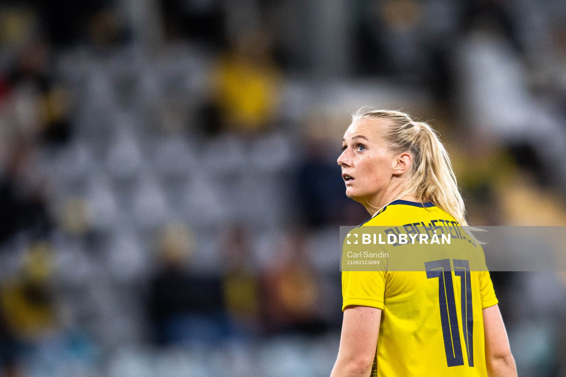 Stina Blackstenius of Sweden