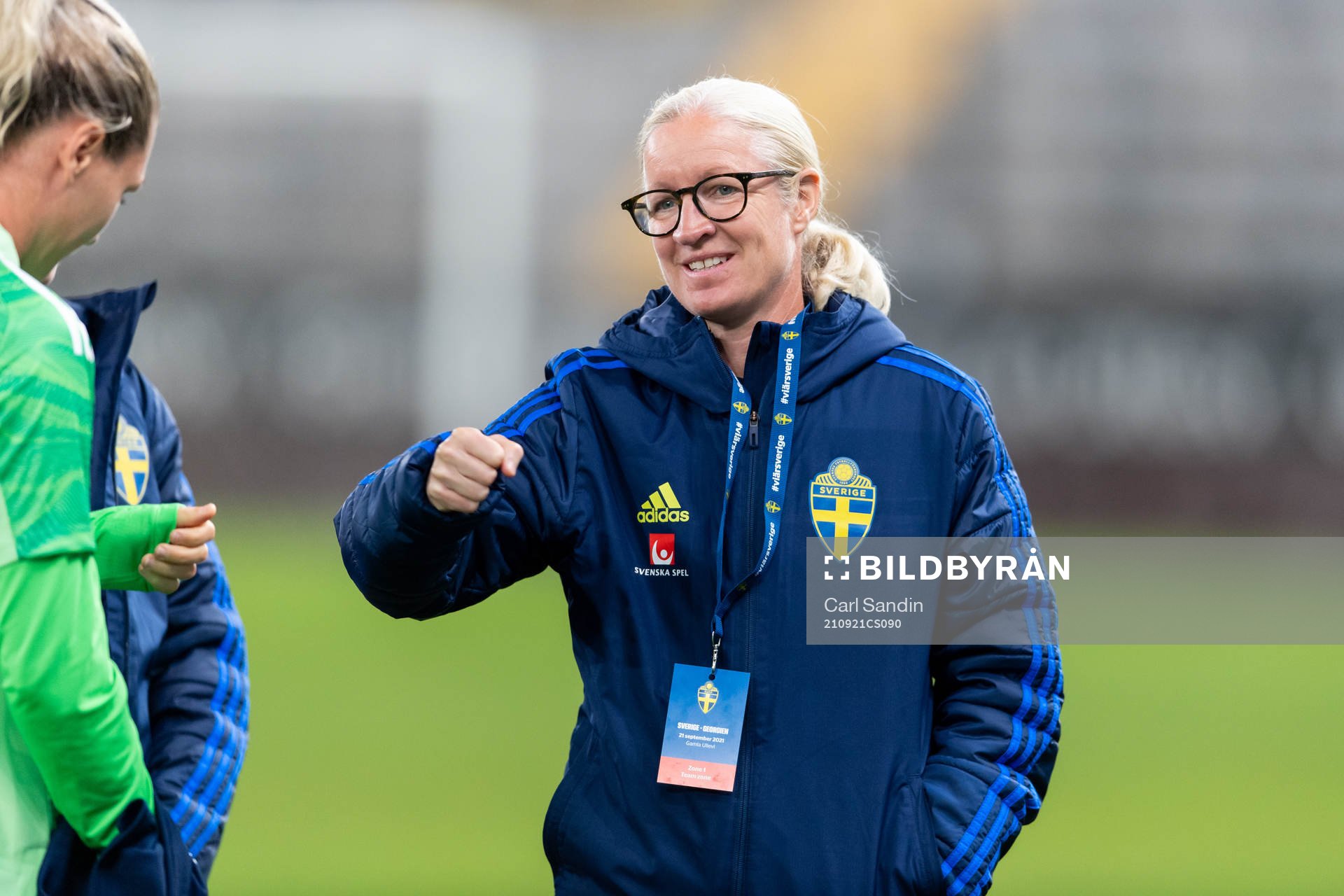 Victoria Svensson, assistant coach of Sweden