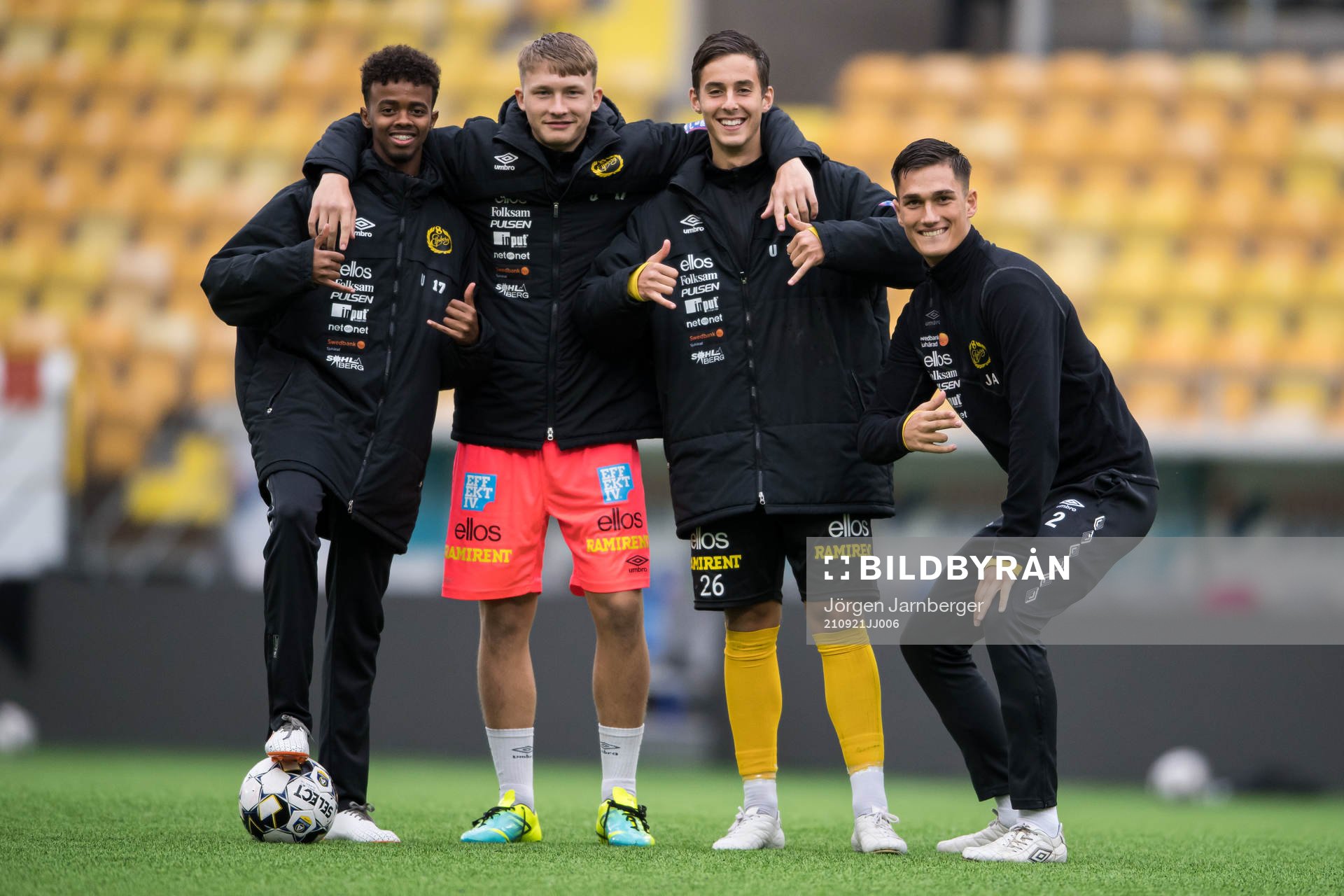 Elfsborgs Mohamed Adam, Alex Rahm, Stefan Ceganjac och Amer