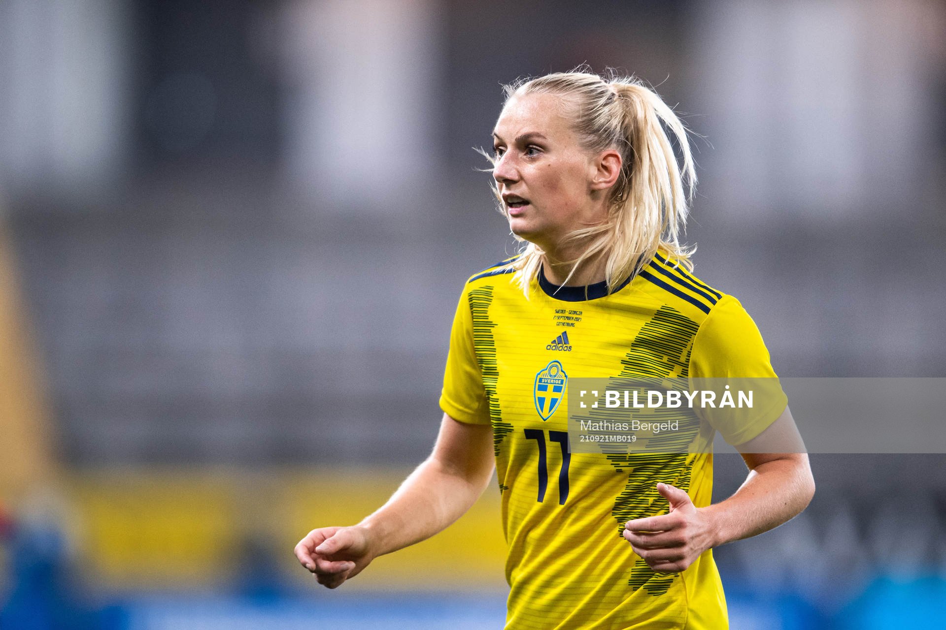 Stina Blackstenius of Sweden