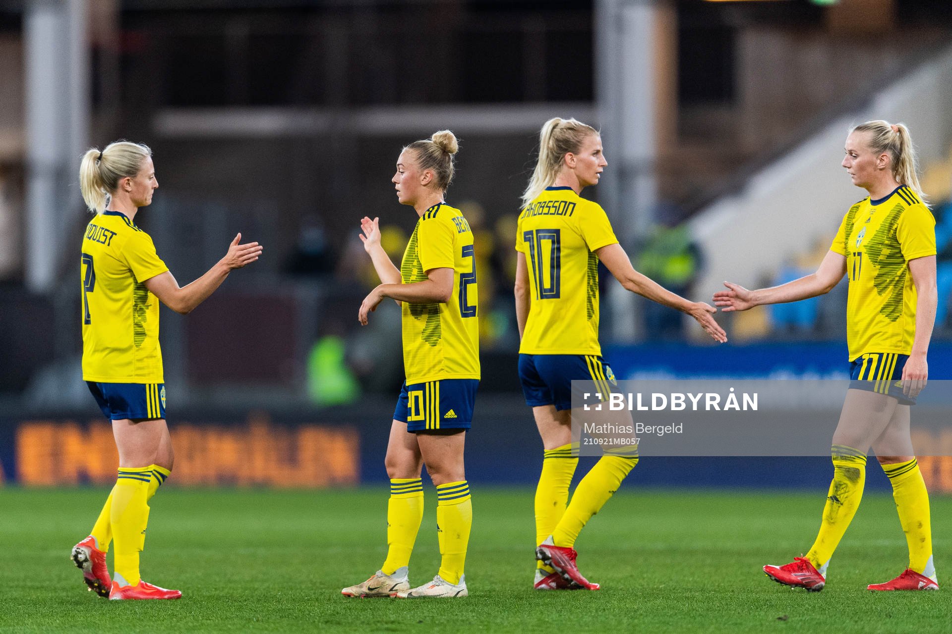 Rebecka Blomqvist, Hanna Bennison, Sofia Jakobsson and