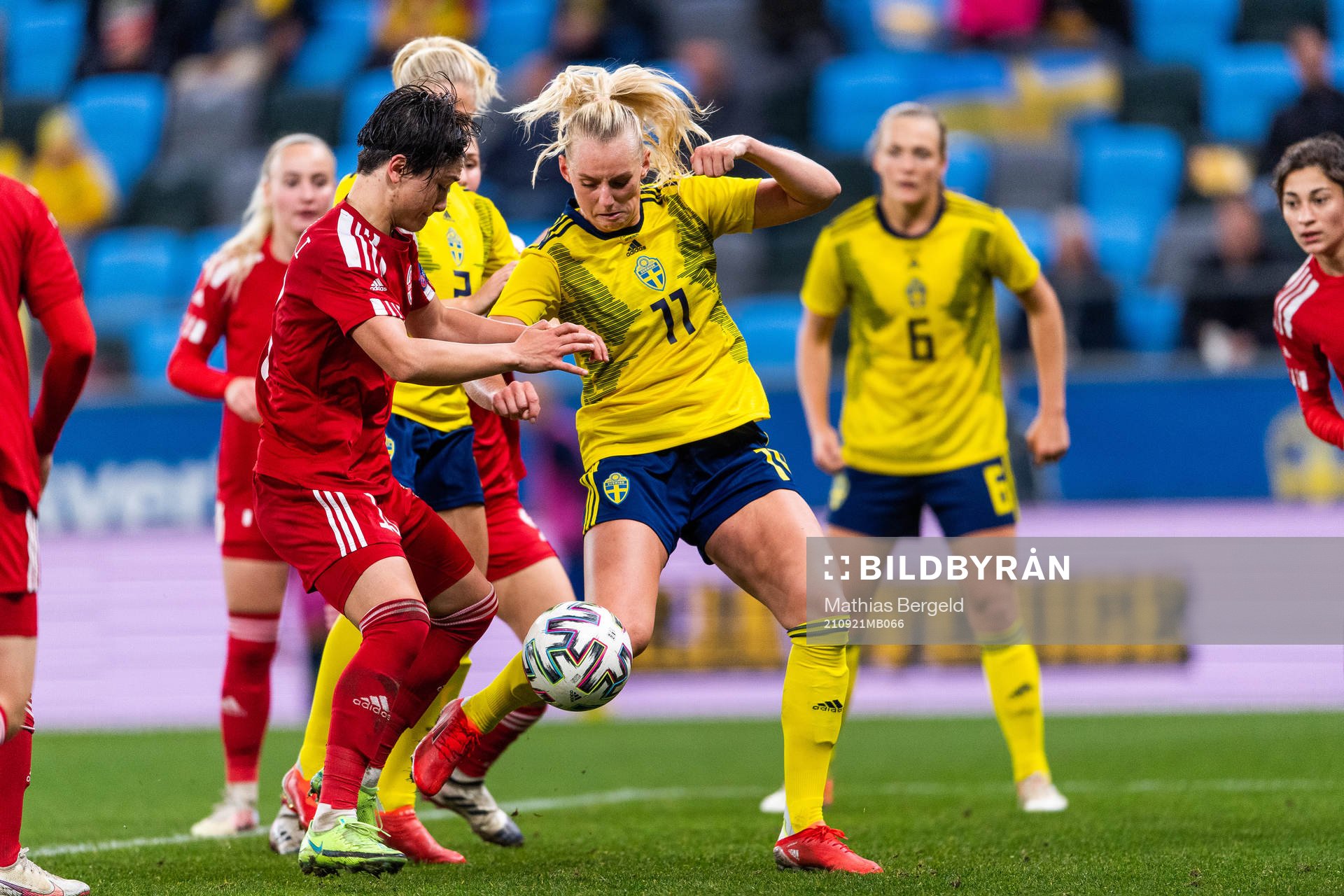 Stina Blackstenius of Sweden