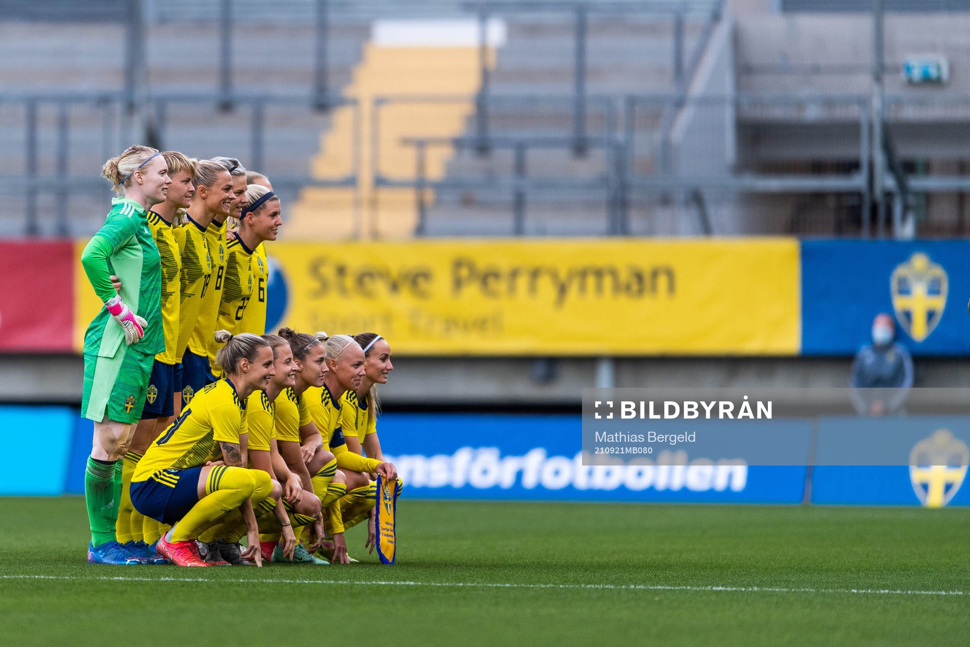 The starting eleven of Sweden