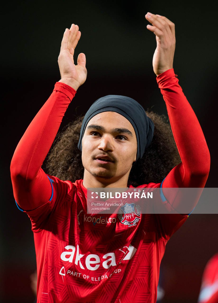Helsingborgs Adam Kaied jublar