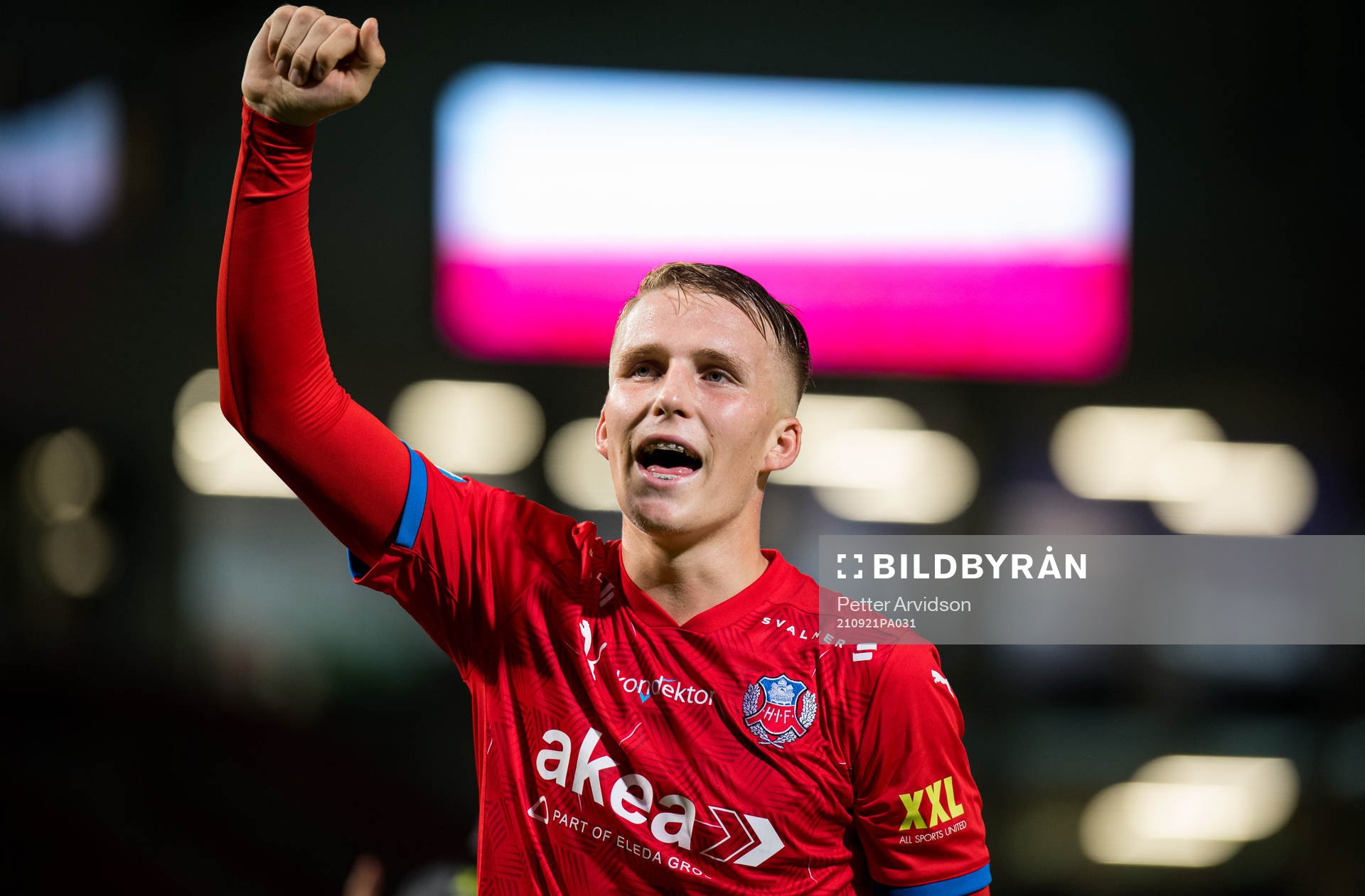 Helsingborgs Casper Widell jublar