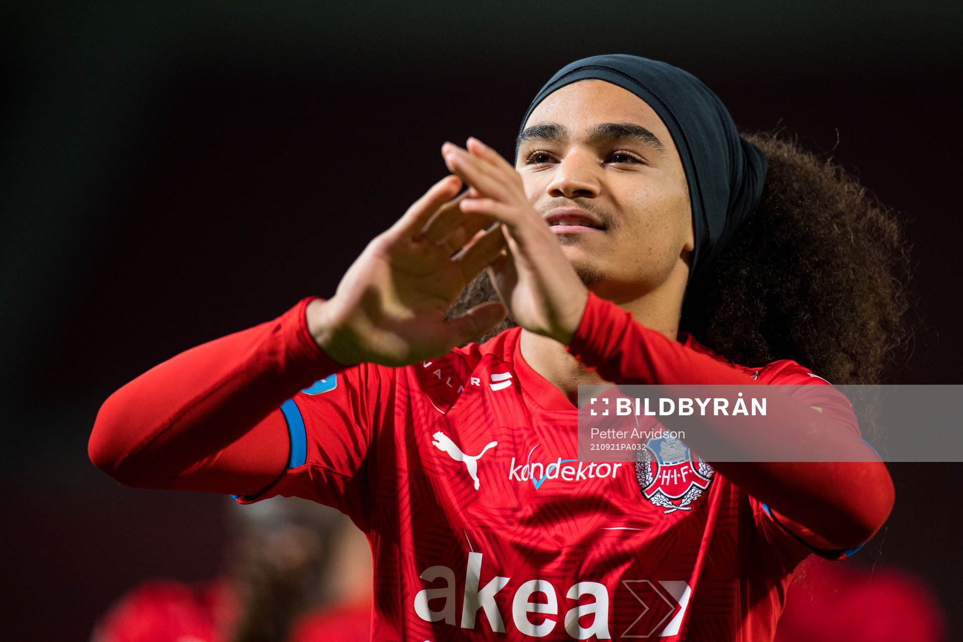 Helsingborgs Adam Kaied jublar