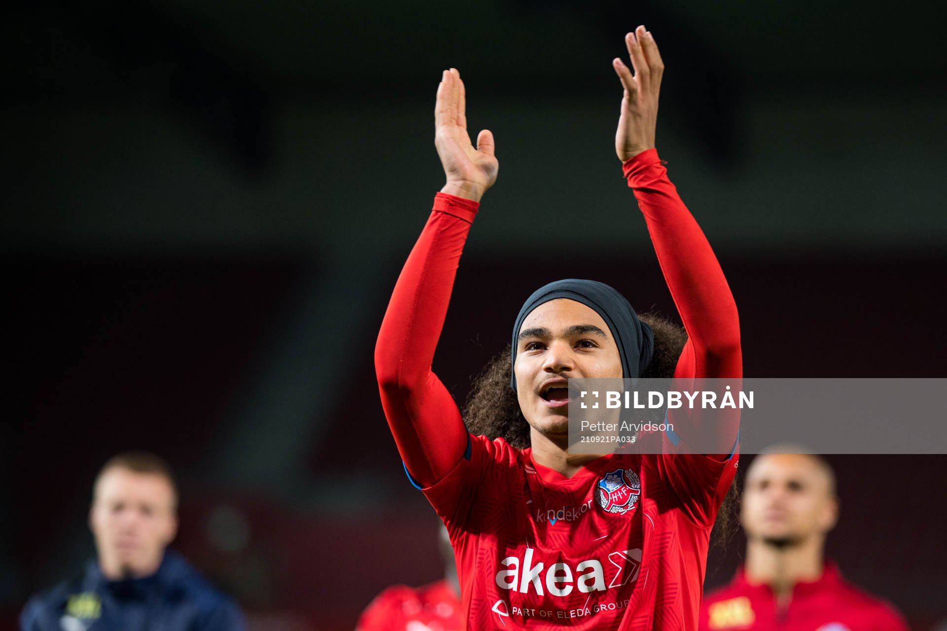 Helsingborgs Adam Kaied jublar
