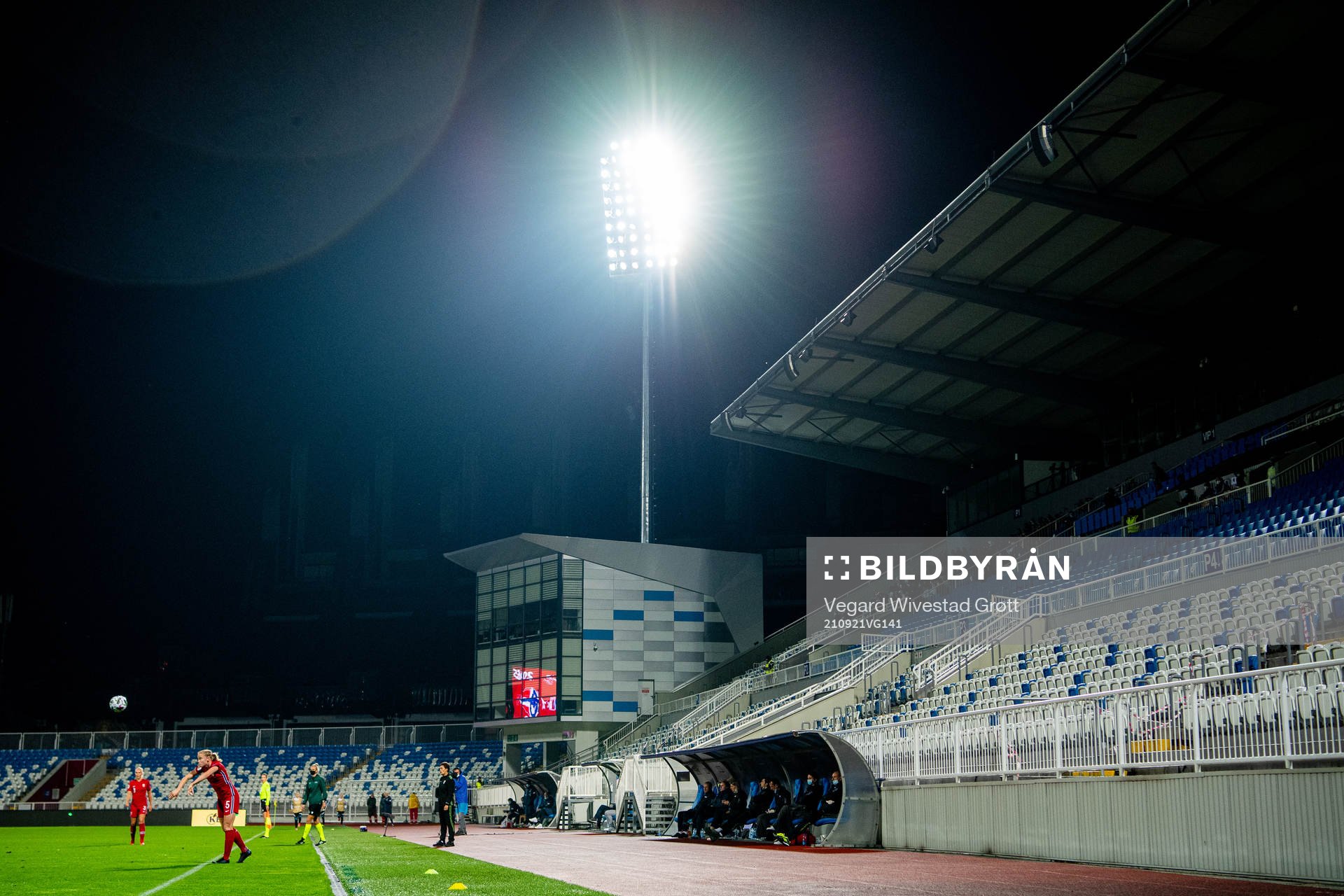 General view of Fadil Vokrri Stadium