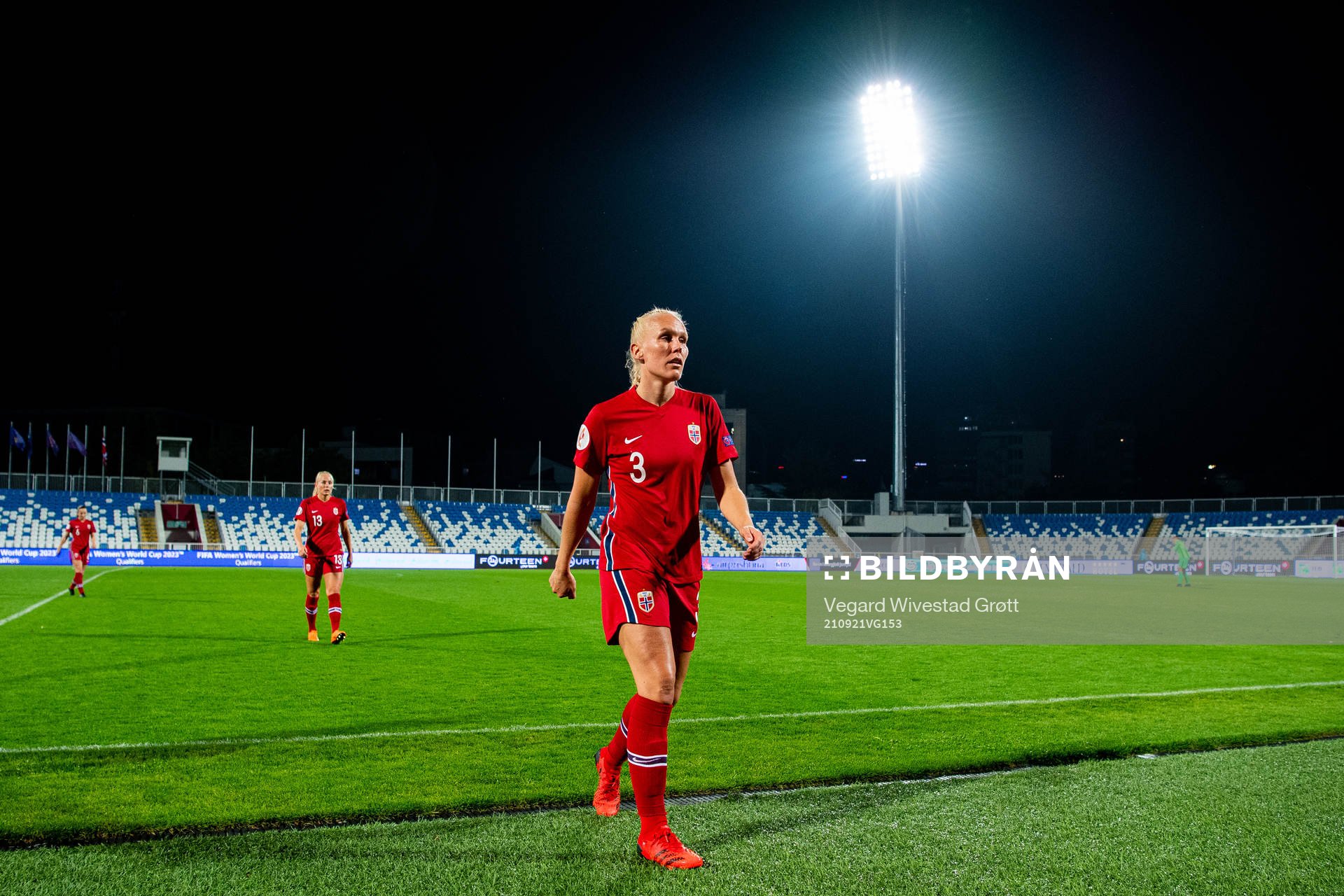 Maria Thorisdottir of Norway at half-time