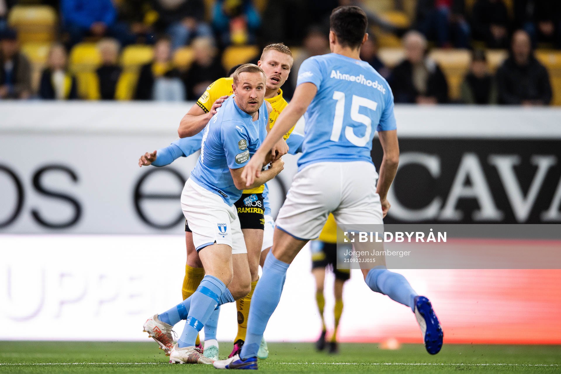 Malmö FFs Franz Brorsson och Elfsborgs Per Frick