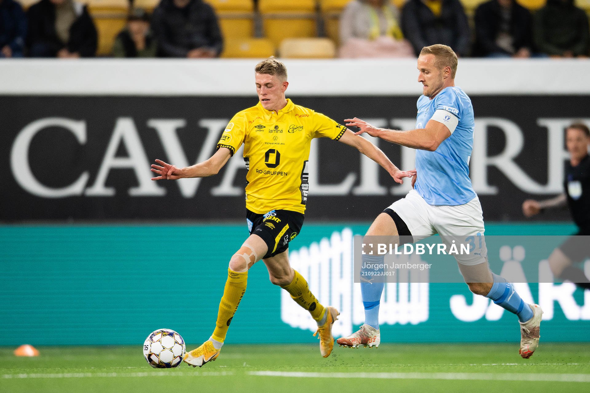 Elfsborgs Alexander Bernhadsson och Malmö FFs Franz