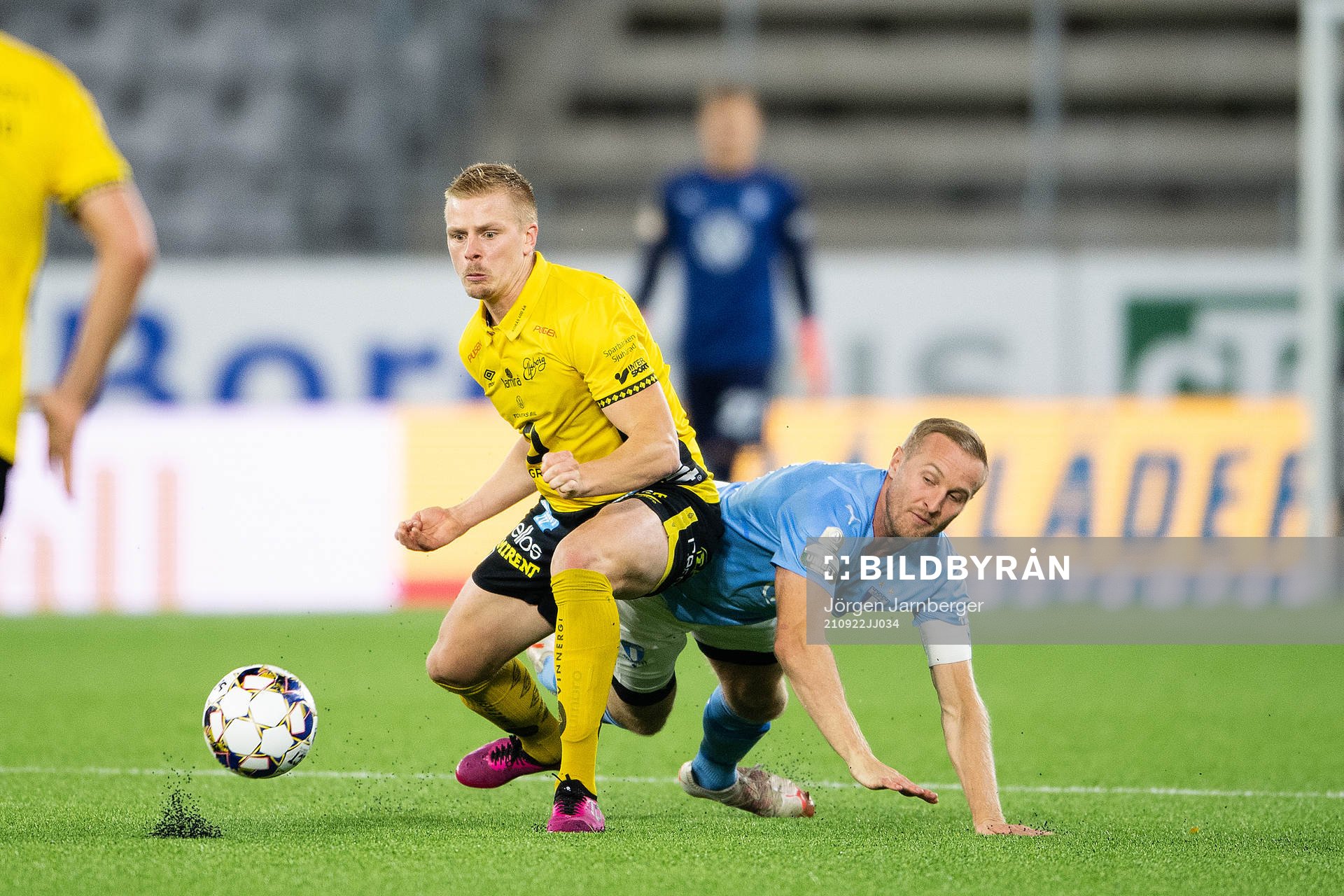 Malmö FFs Franz Brorsson och Elfsborgs Per Frick