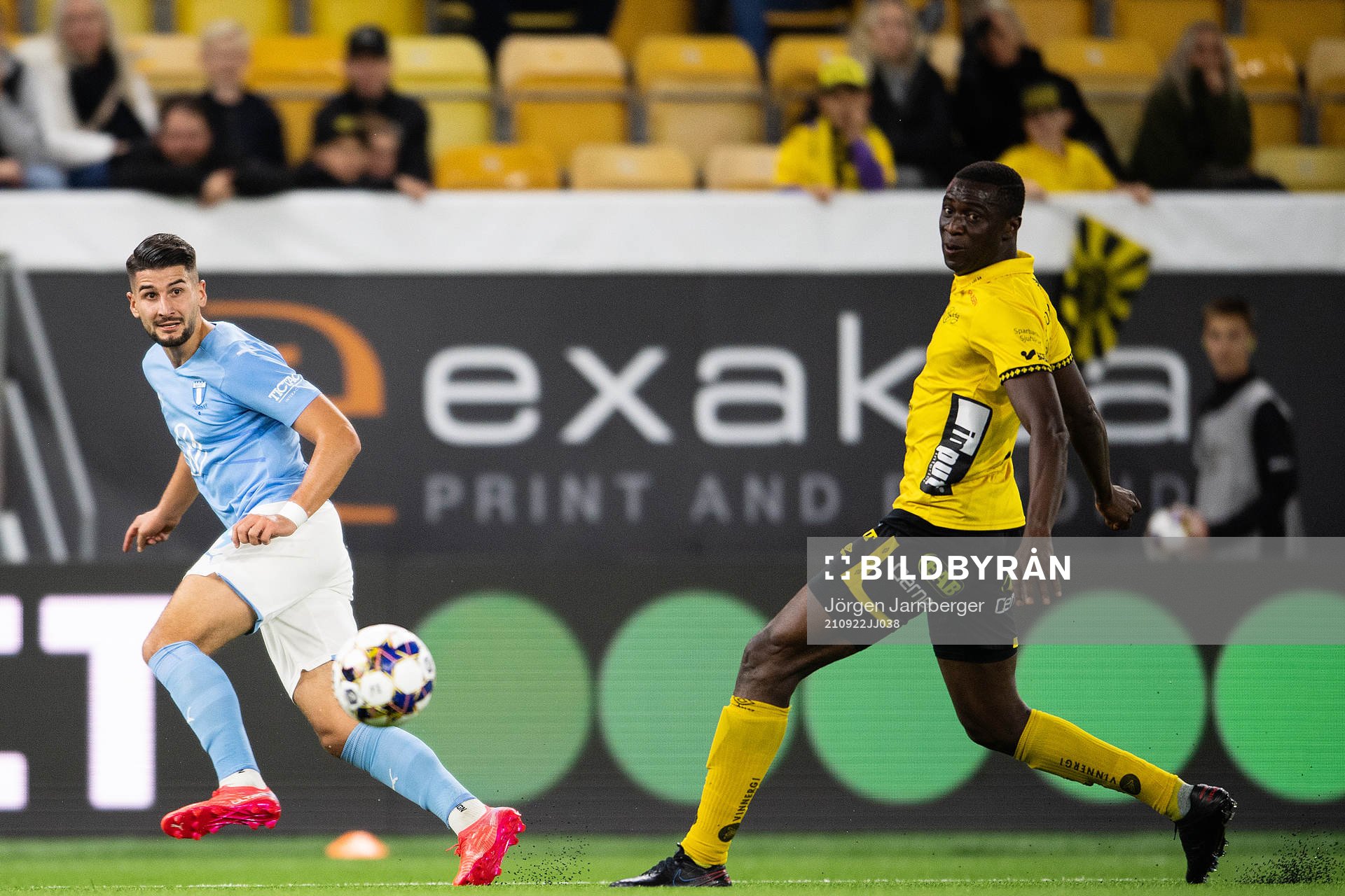 Malmö FFs Antonio Colak och Elfsborgs Maudo Lamine Jarjué